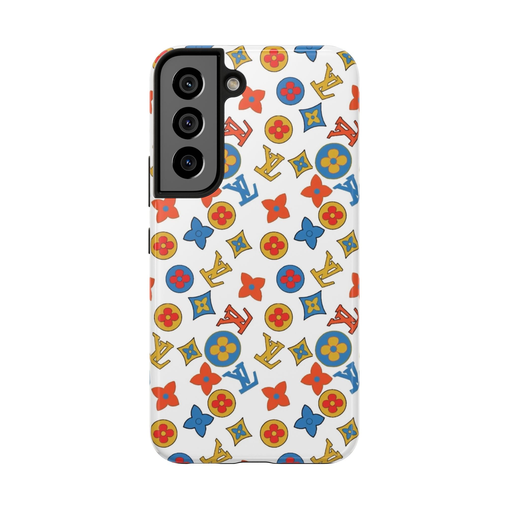 Colorful Floral Tough Phone Cases, Durable Phone Covers for Women, Gifts for Her, Trendy Mobile Accessories, Personalized Cases