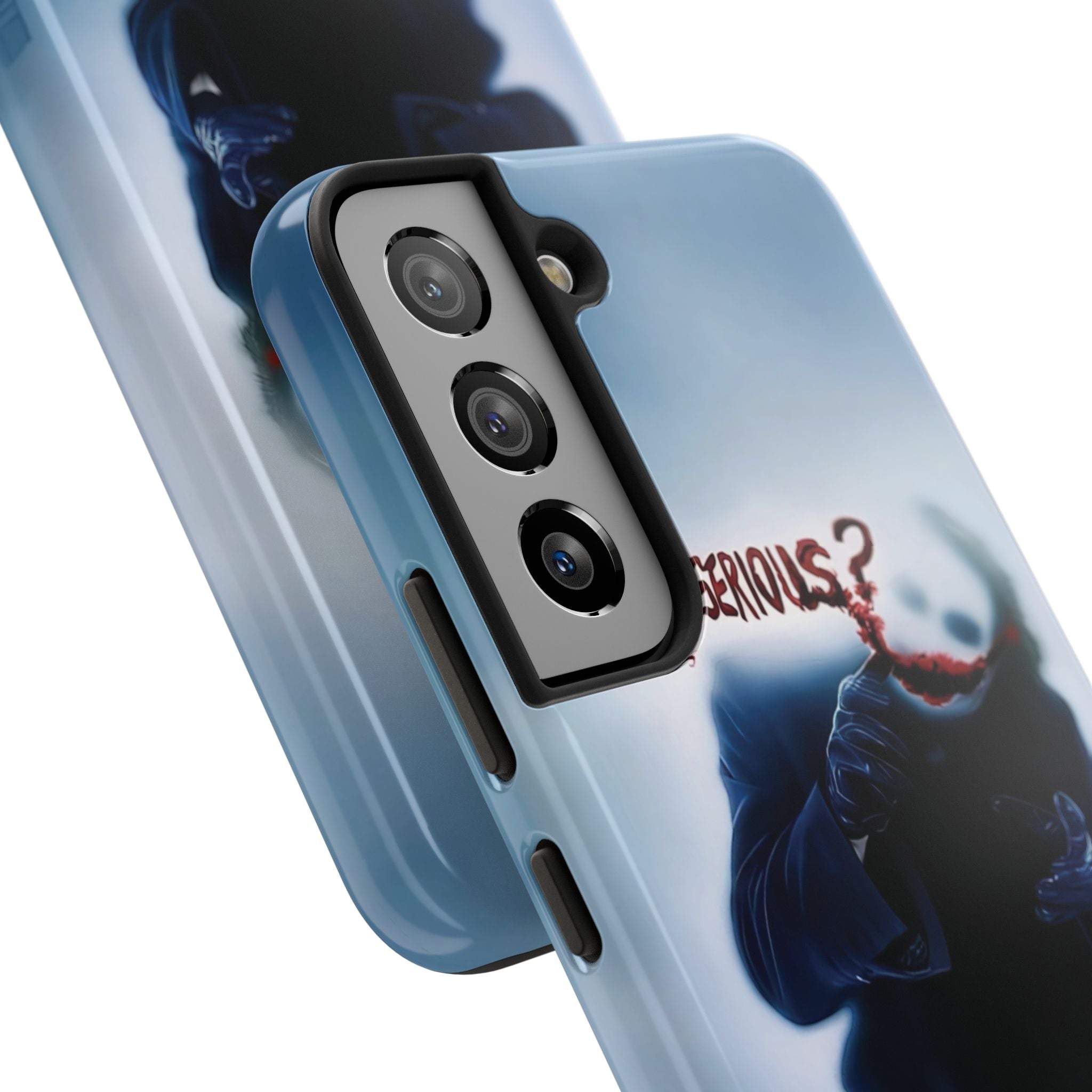 Tough Phone Cases, Dark Humor Phone Cover, Joker Inspired Case, Gifts for Movie Fans, Unique Phone Protector, Cool Accessories