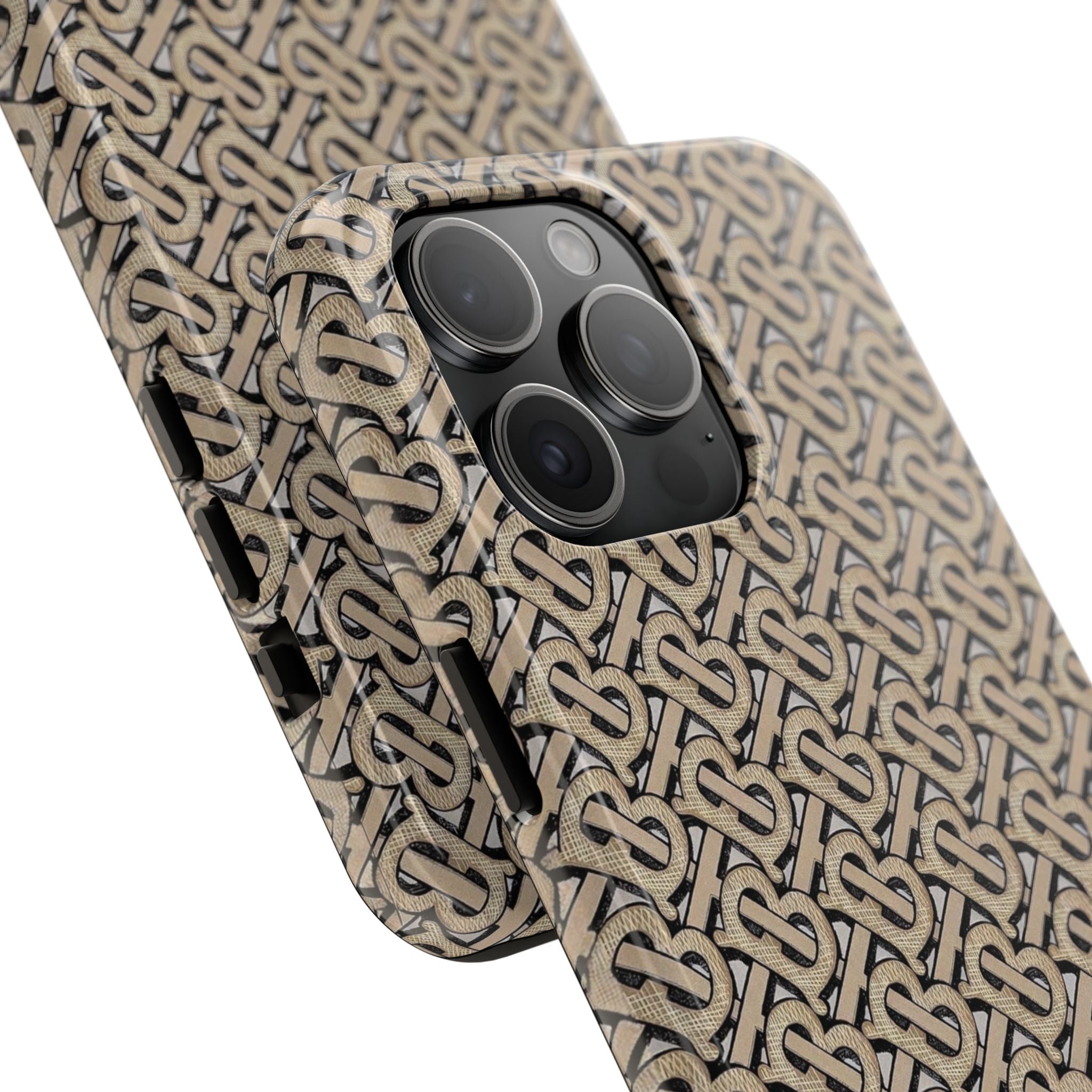 Elegant Interwoven Pattern Tough Phone Cases, Stylish Phone Covers, Durable Cases for Everyday Adventures, Gift for Phone Lovers