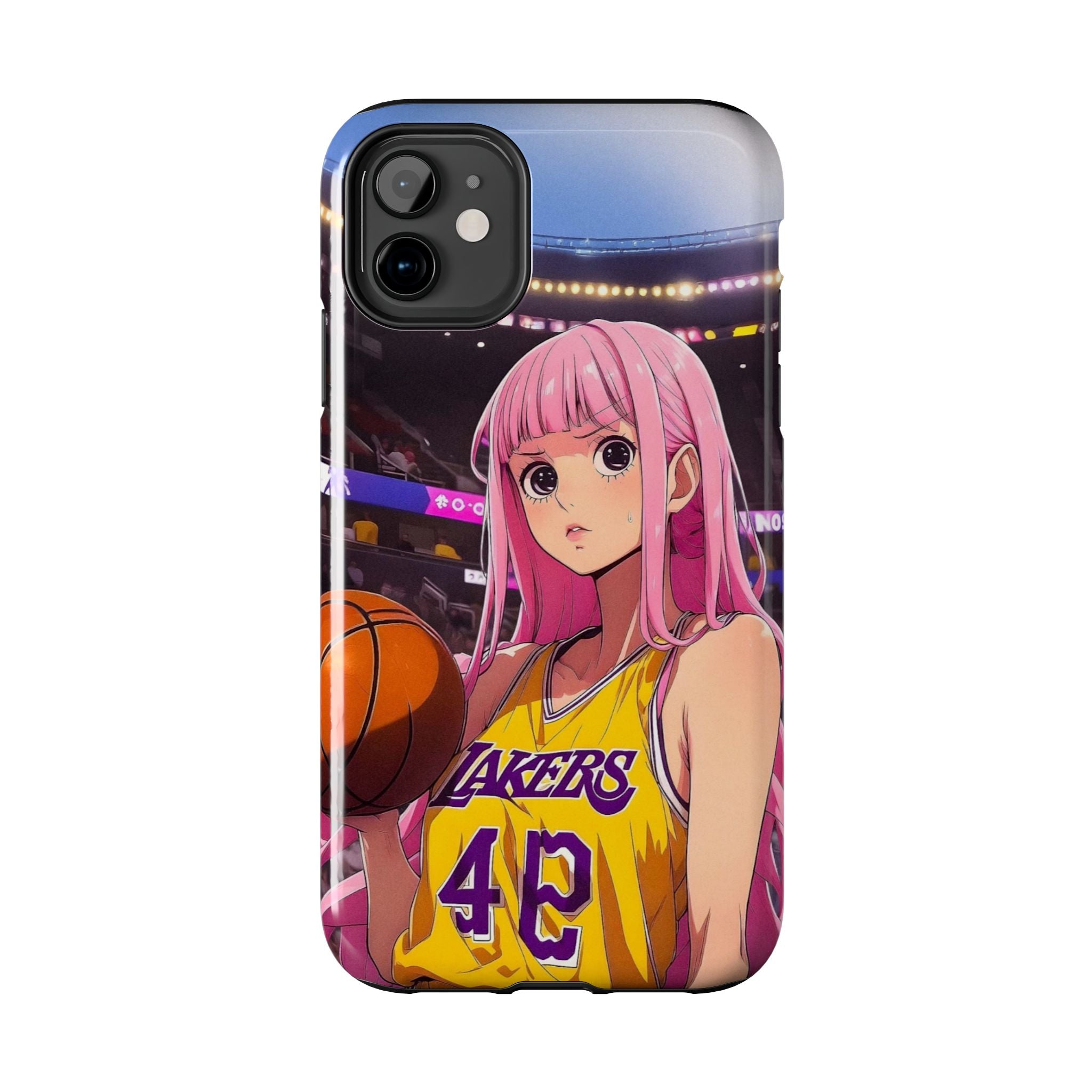 Sporty Anime Phone Cases - Tough Protection, Unique Basketball Design, Gift for Fans, Durable Soft Case, Perfect for Sports Lovers