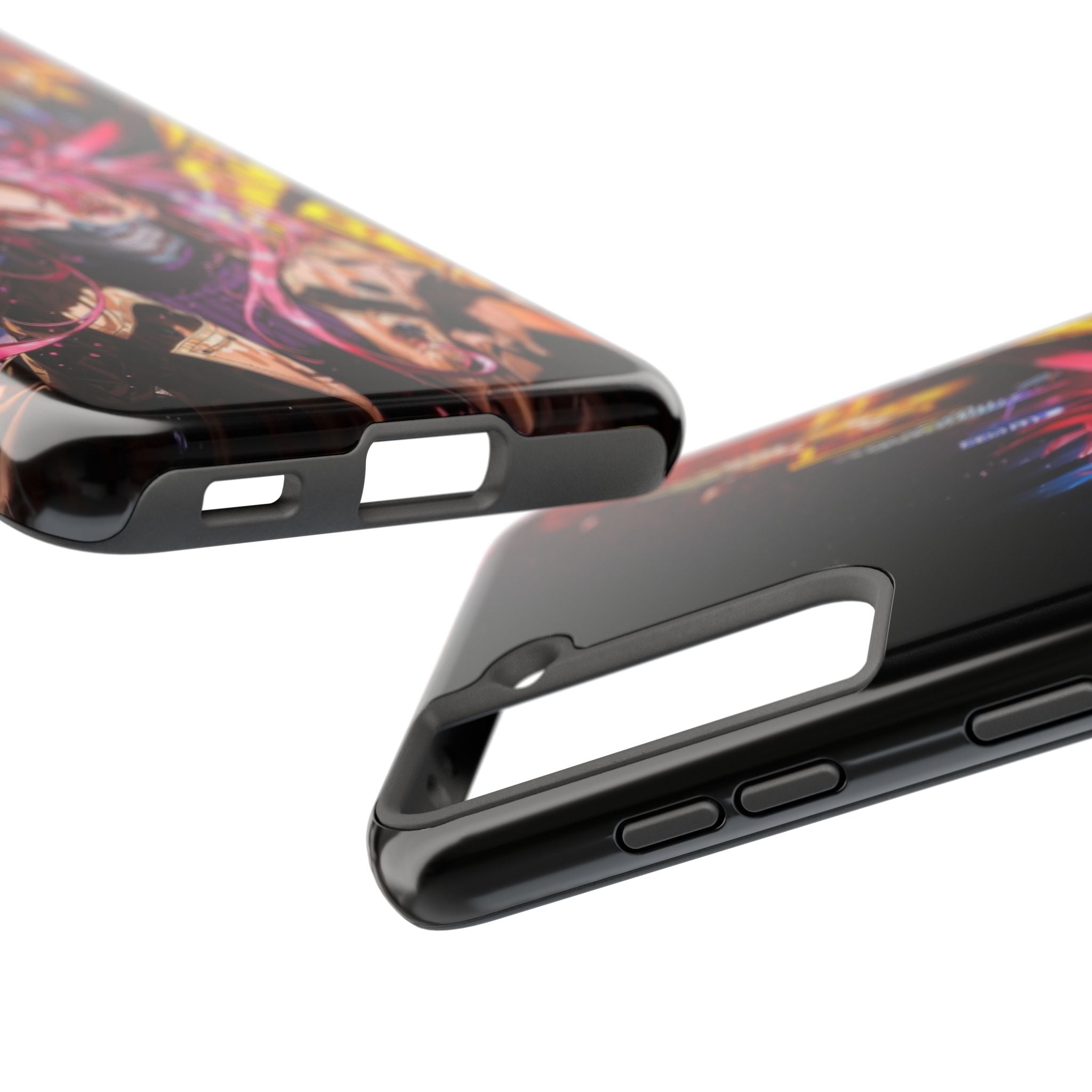 Vibrant Art Phone Case, Tough Phone Cases, Anime Phone Cover, Stylish Phone Protector, Unique Gift for Gamers, Colorful Accessory