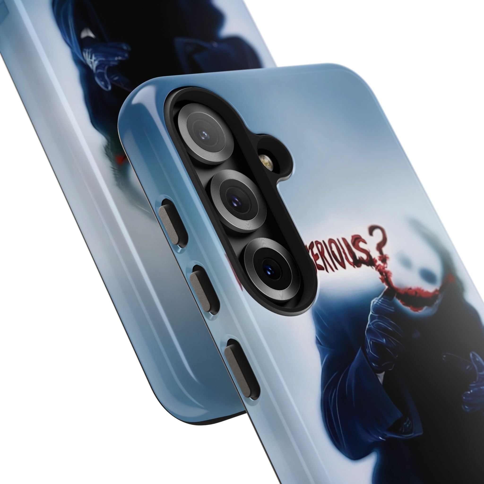 Tough Phone Cases, Dark Humor Phone Cover, Joker Inspired Case, Gifts for Movie Fans, Unique Phone Protector, Cool Accessories