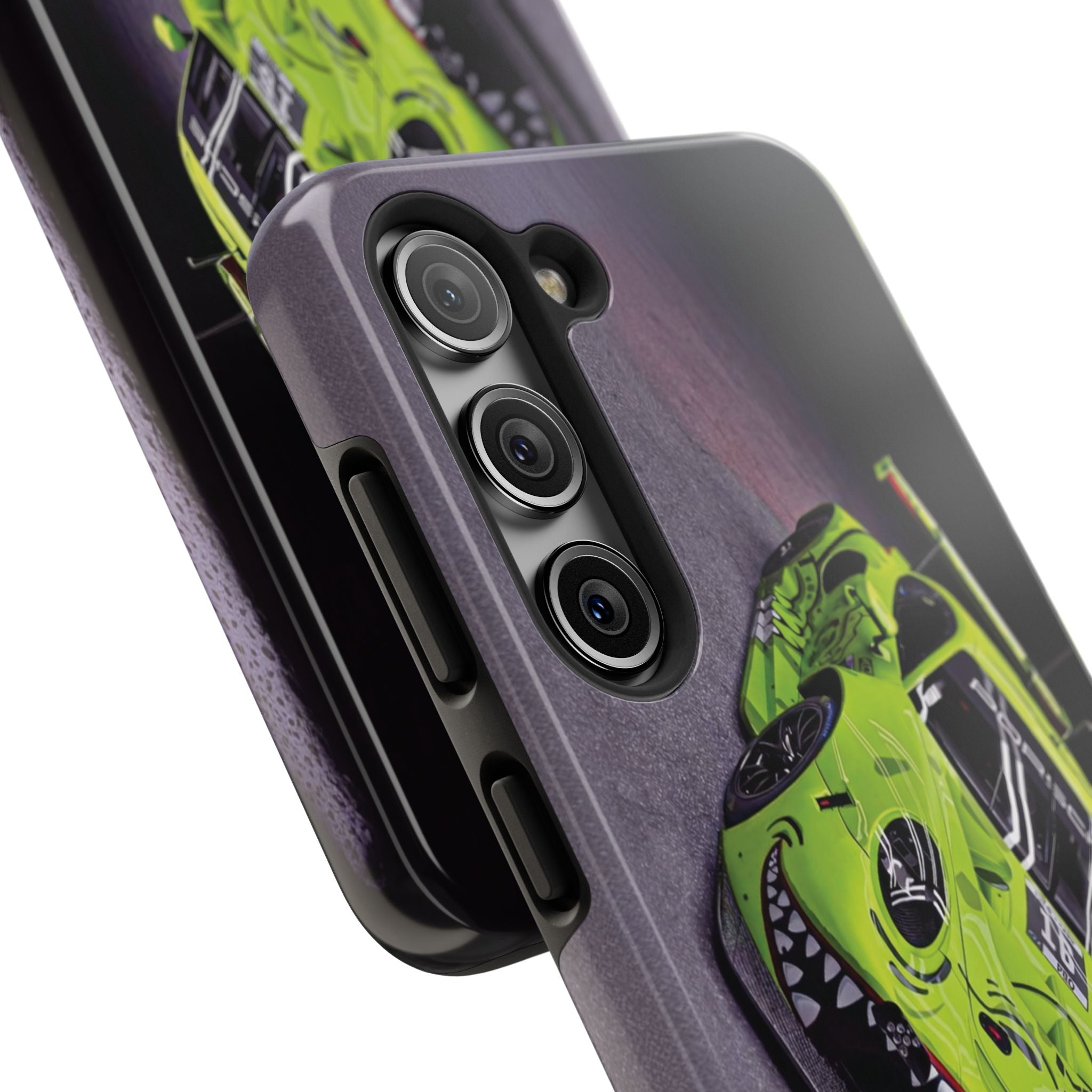 Vibrant Racing Phone Cases, Tough Car Protection, Gift for Car Lovers, Personalized Auto-Themed Accessories, Unique Tech Gifts