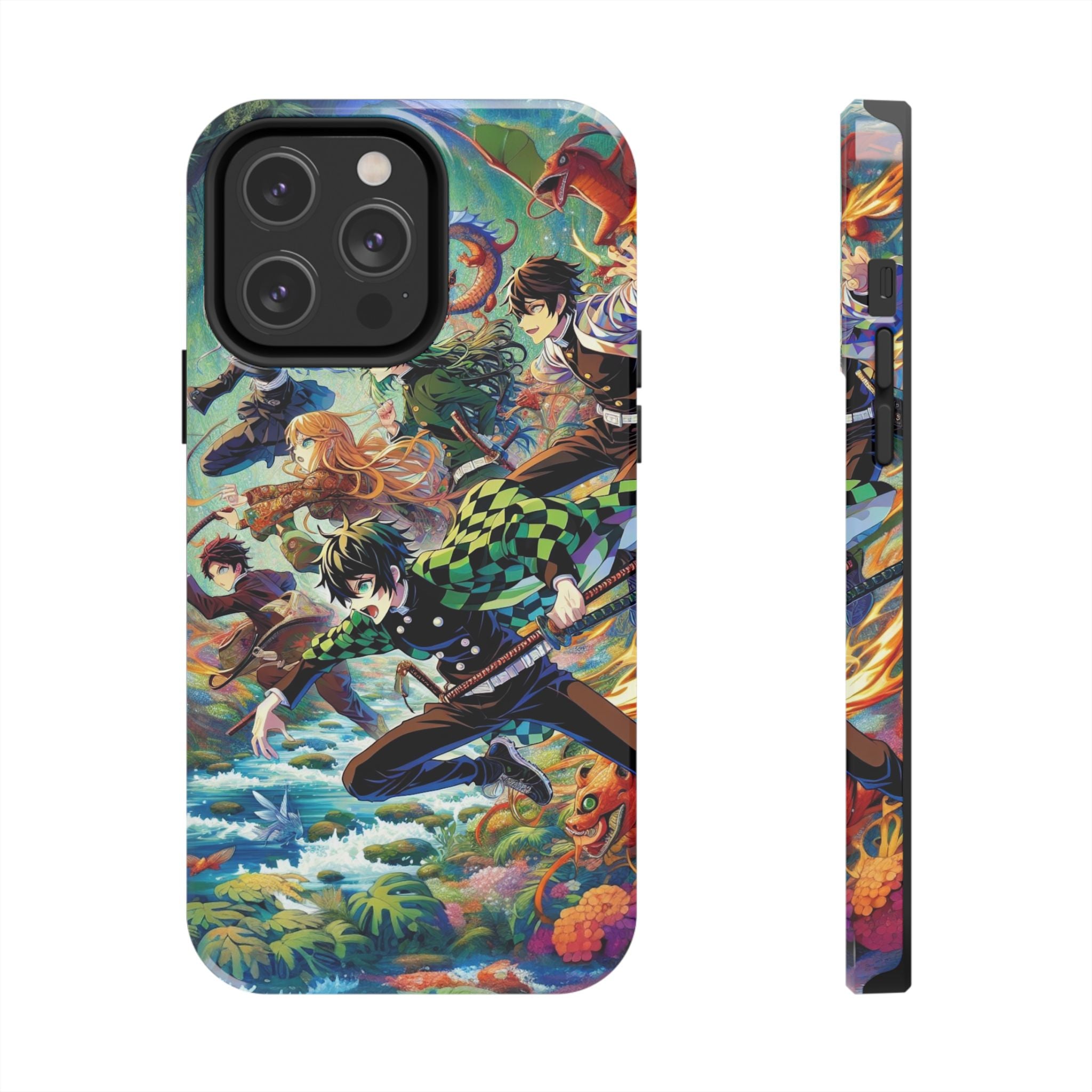Vibrant Anime Tough Phone Cases, Protective Covers, Gifts for Fans, Geeky Accessories, Birthday or Holiday Presents
