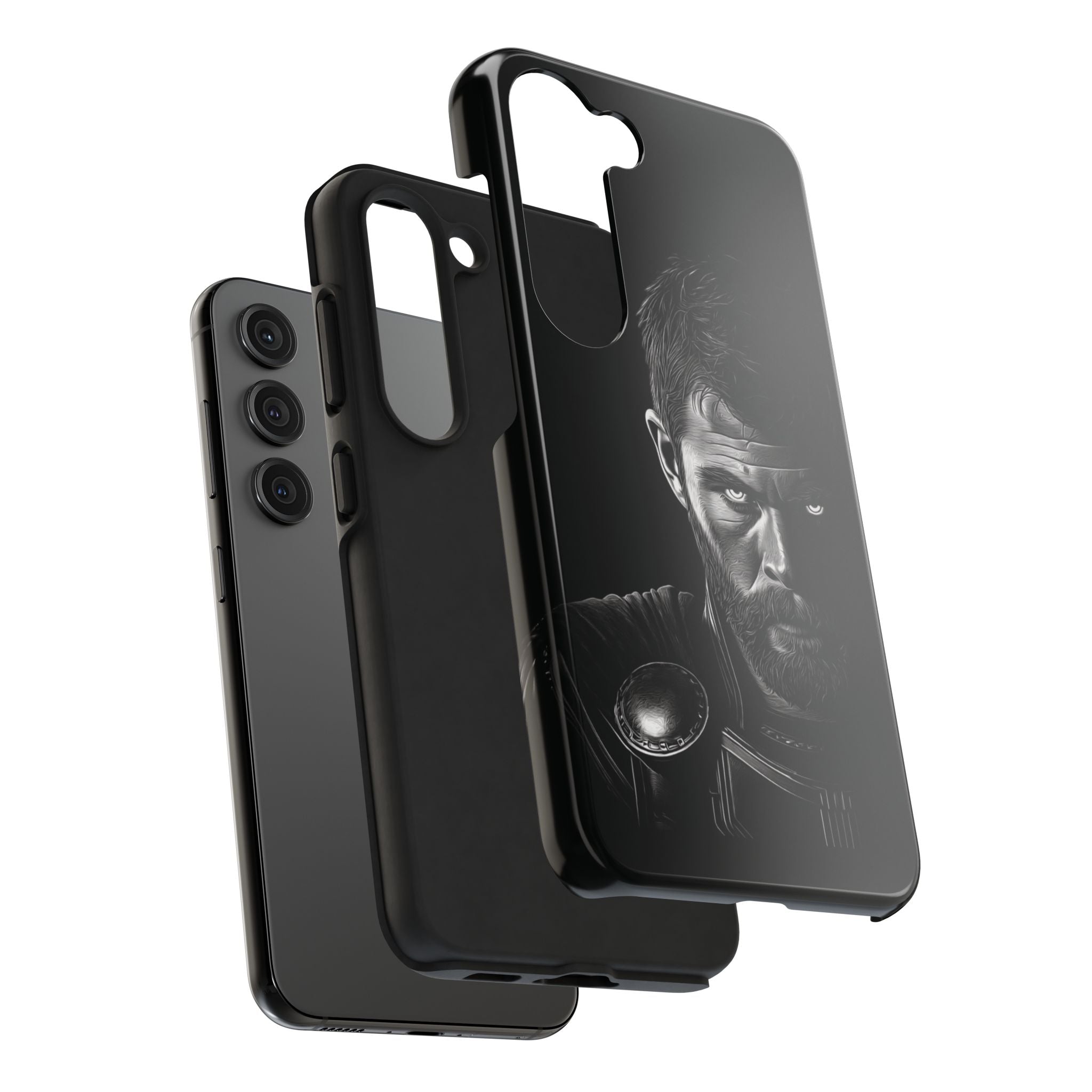 Tough Phone Cases featuring Warrior Design, Rugged Protector, Gift for Adventurers, Customizable Case, Durable Phone Cover