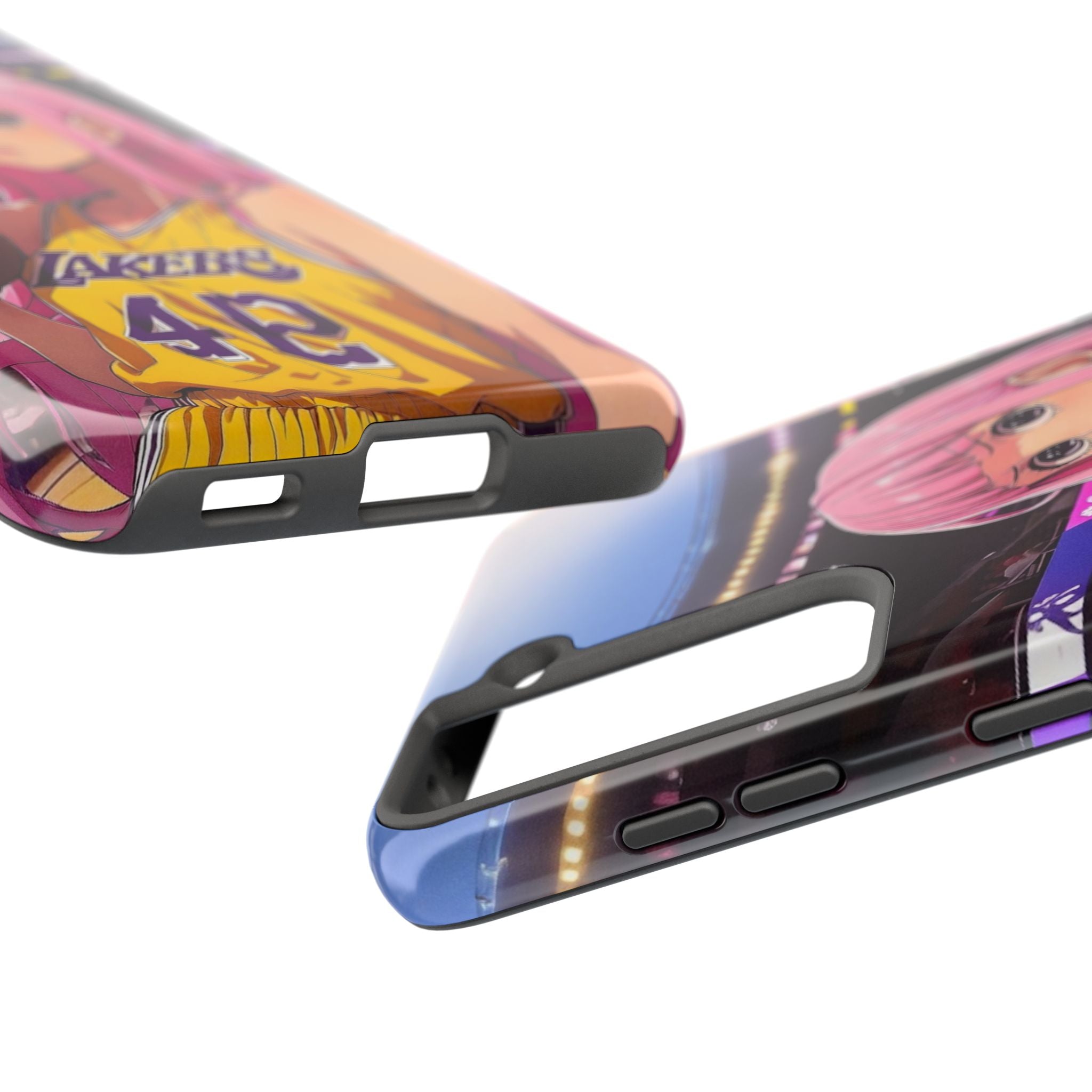 Sporty Anime Phone Cases - Tough Protection, Unique Basketball Design, Gift for Fans, Durable Soft Case, Perfect for Sports Lovers