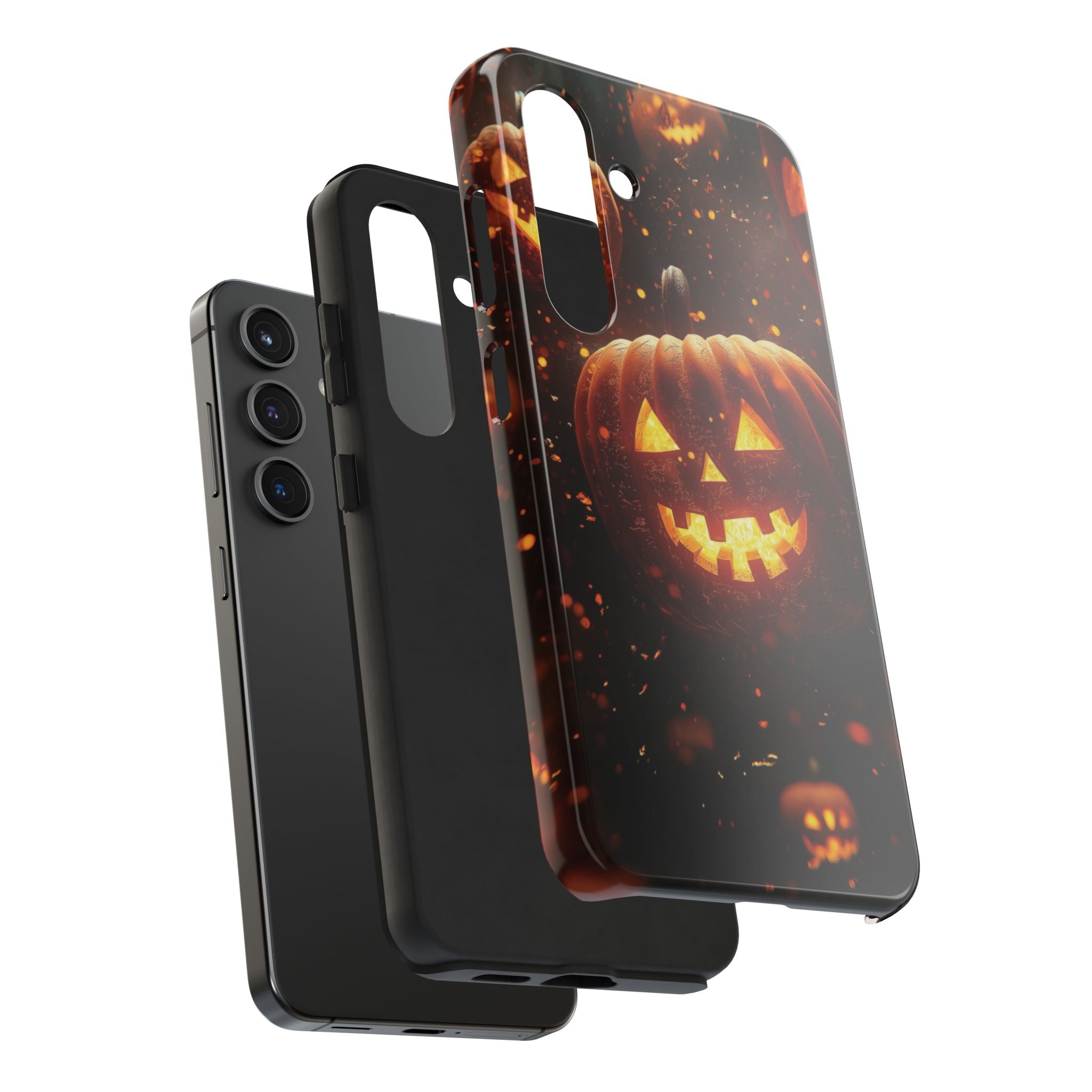 Halloween Pumpkin Tough Phone Cases, Spooky Mobile Covers, Fall Decor, Halloween Gift, Pumpkin Design, Halloween Accessories