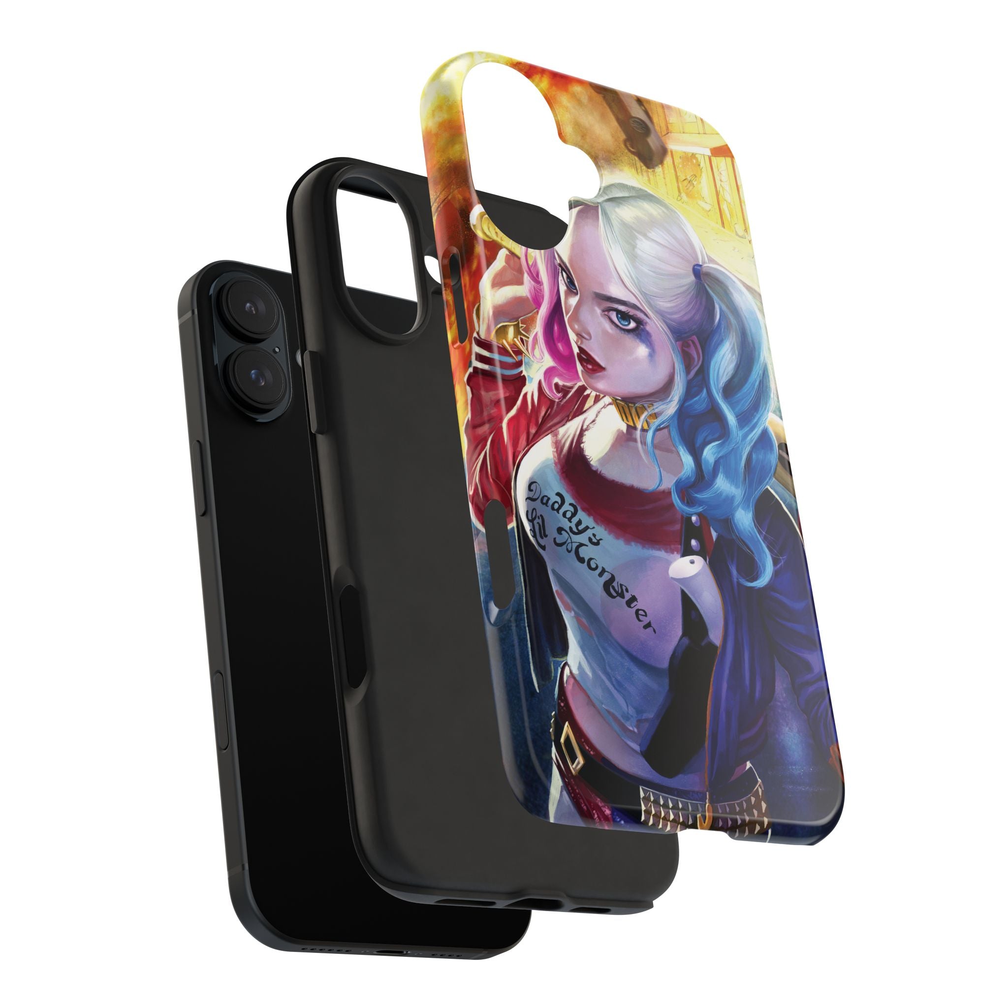 Harley Quinn Tough Phone Cases, Stylish Phone Protector for Women, Anime Style Mobile Cover, Unique Gift for Gamers, Pop Culture Accessories