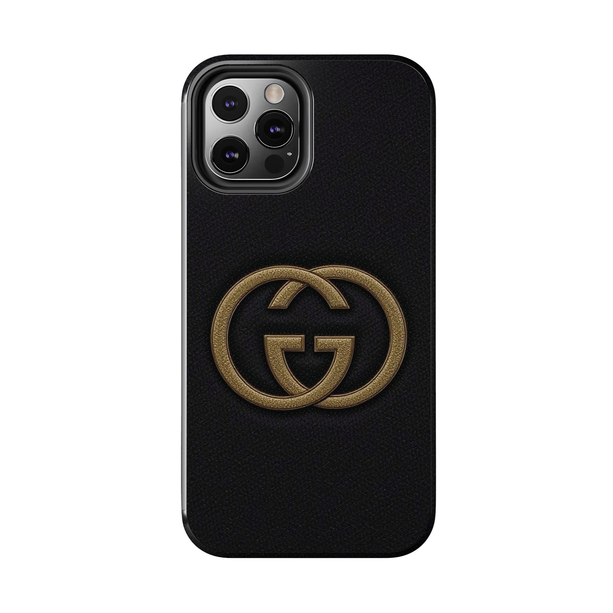 Stylish Tough Phone Cases with Elegant Logo, Durable Protection, Fashion Accessory, Smartphone Cases, Gift for Her or Him