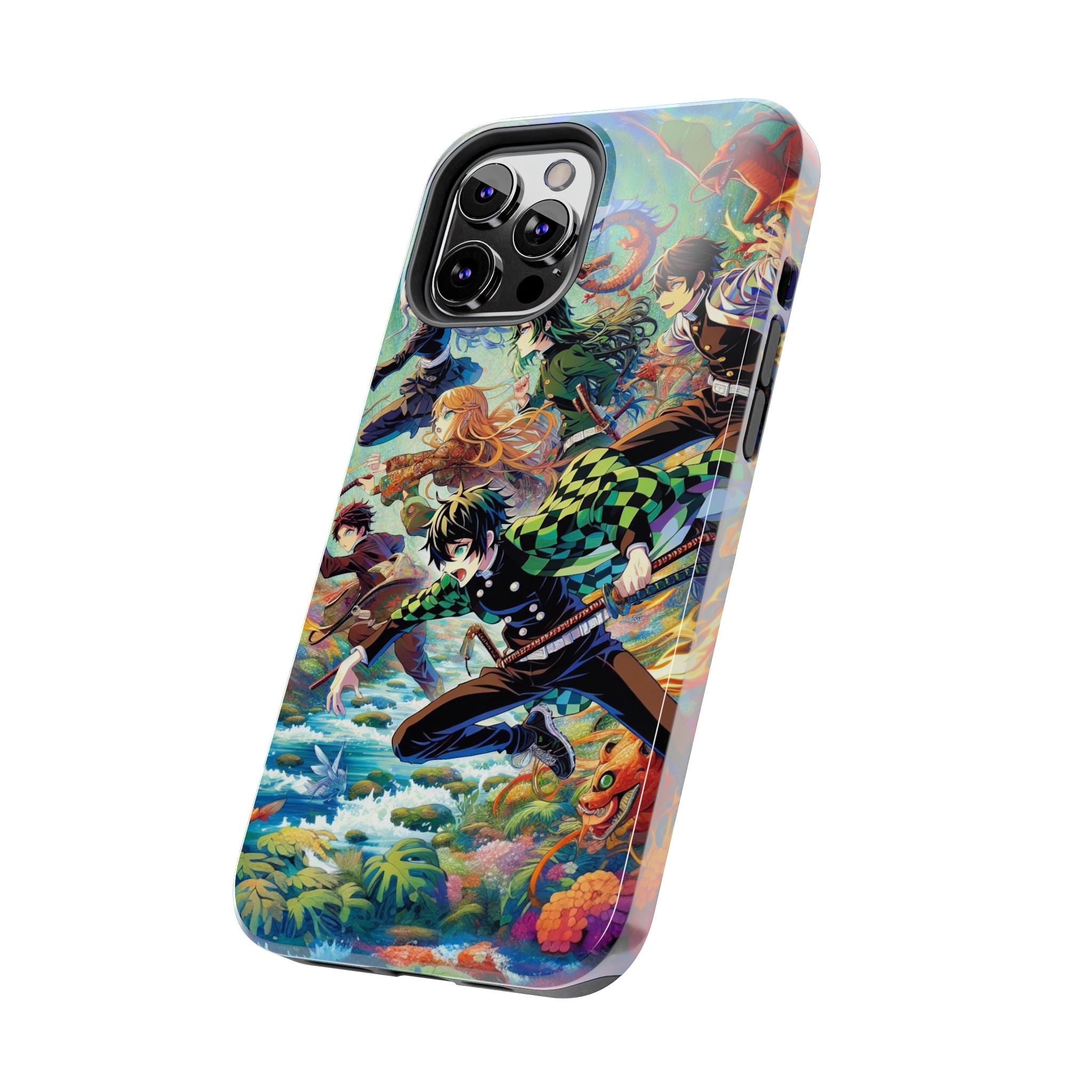 Vibrant Anime Tough Phone Cases, Protective Covers, Gifts for Fans, Geeky Accessories, Birthday or Holiday Presents