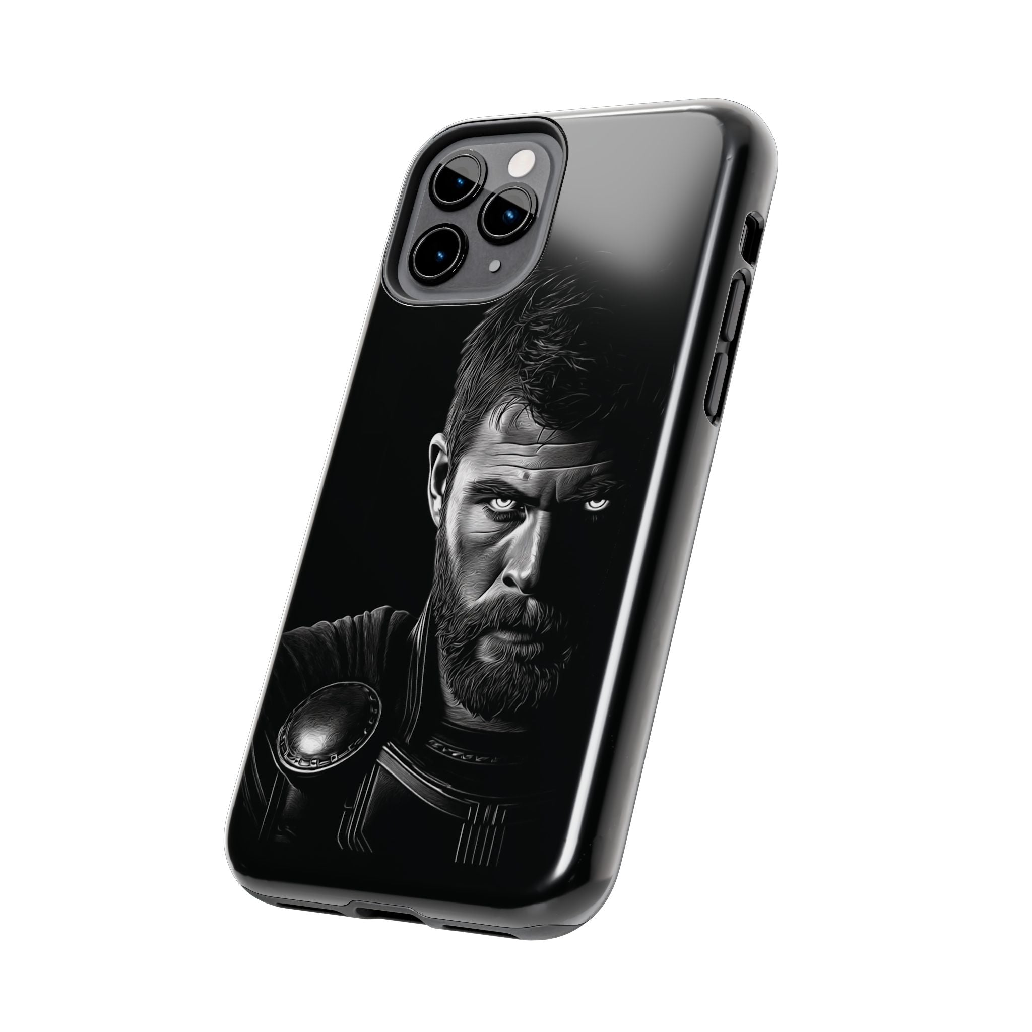 Tough Phone Cases featuring Warrior Design, Rugged Protector, Gift for Adventurers, Customizable Case, Durable Phone Cover
