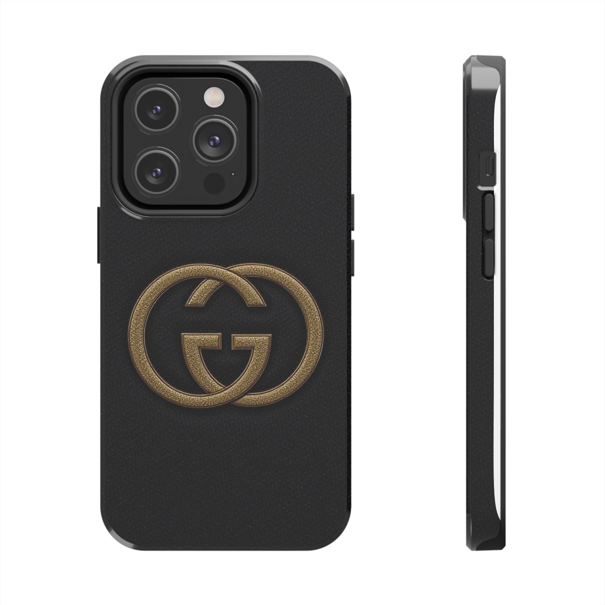 Stylish Tough Phone Cases with Elegant Logo, Durable Protection, Fashion Accessory, Smartphone Cases, Gift for Her or Him