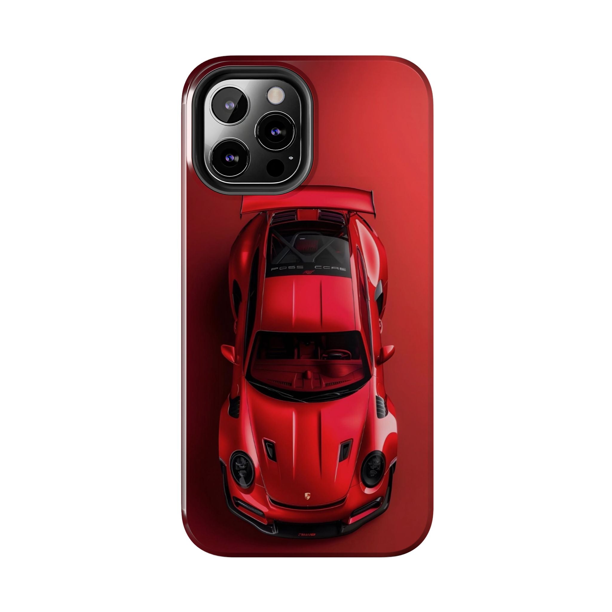 Sleek Sports Car Phone Cases for Automotive Enthusiasts, Durable Phone Covers, Car Lover Gifts, Stylish Tech Accessories, Red Racing Design