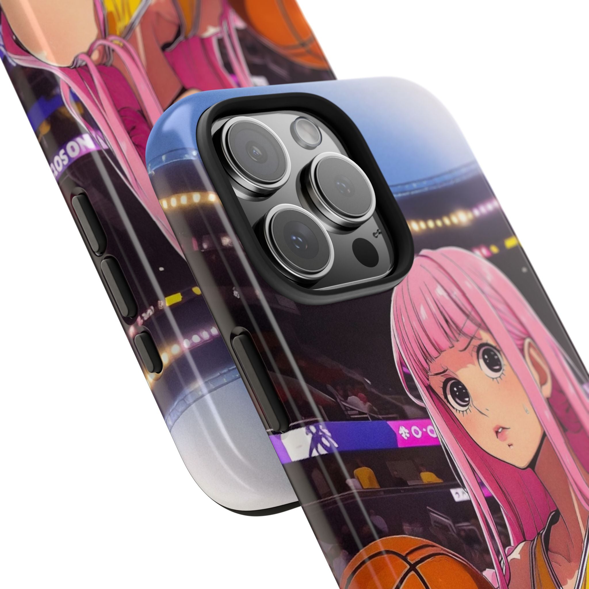 Sporty Anime Phone Cases - Tough Protection, Unique Basketball Design, Gift for Fans, Durable Soft Case, Perfect for Sports Lovers
