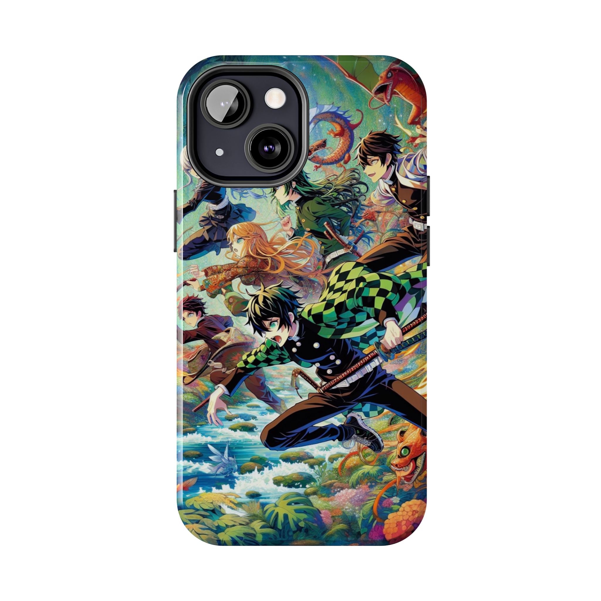 Vibrant Anime Tough Phone Cases, Protective Covers, Gifts for Fans, Geeky Accessories, Birthday or Holiday Presents