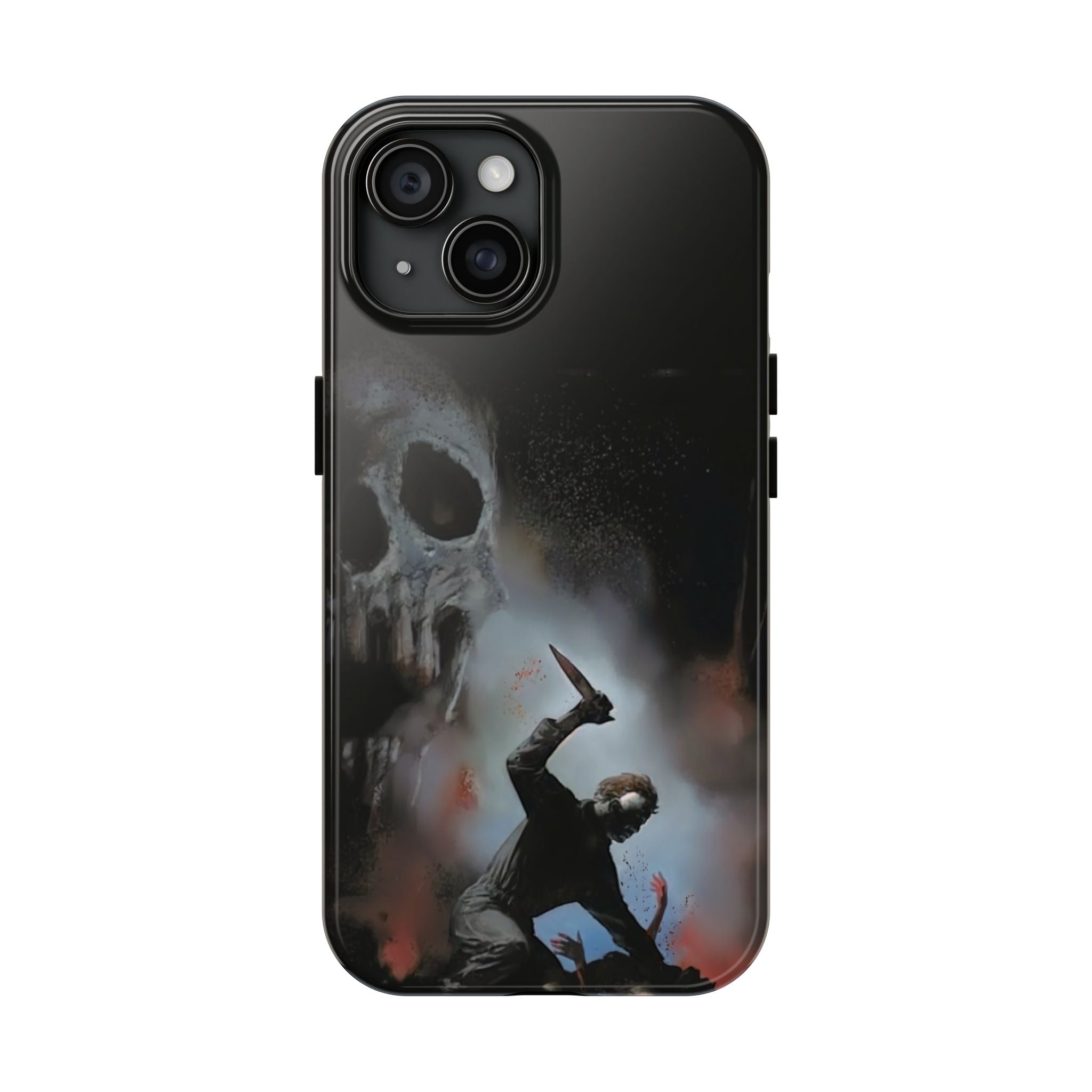 Gritty Horror Phone Cases for Fans, Tough Phone Cover, Unique Gift, Scary Design, Halloween Accessory, Movie Memorabilia