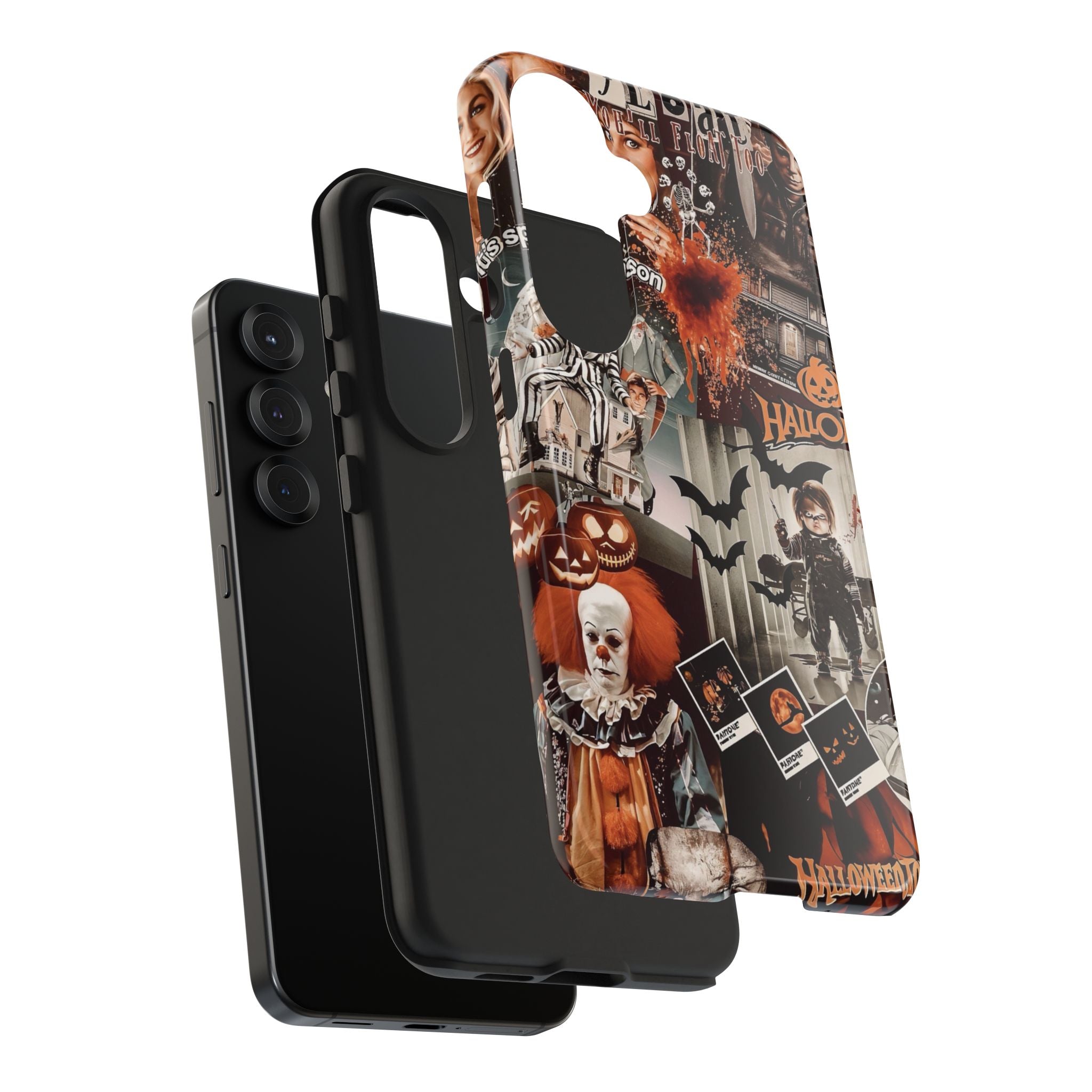 Halloween Phone Cases, Spooky Decor, Fall Celebration, Gift for Horror Fans, Trick or Treat Essentials