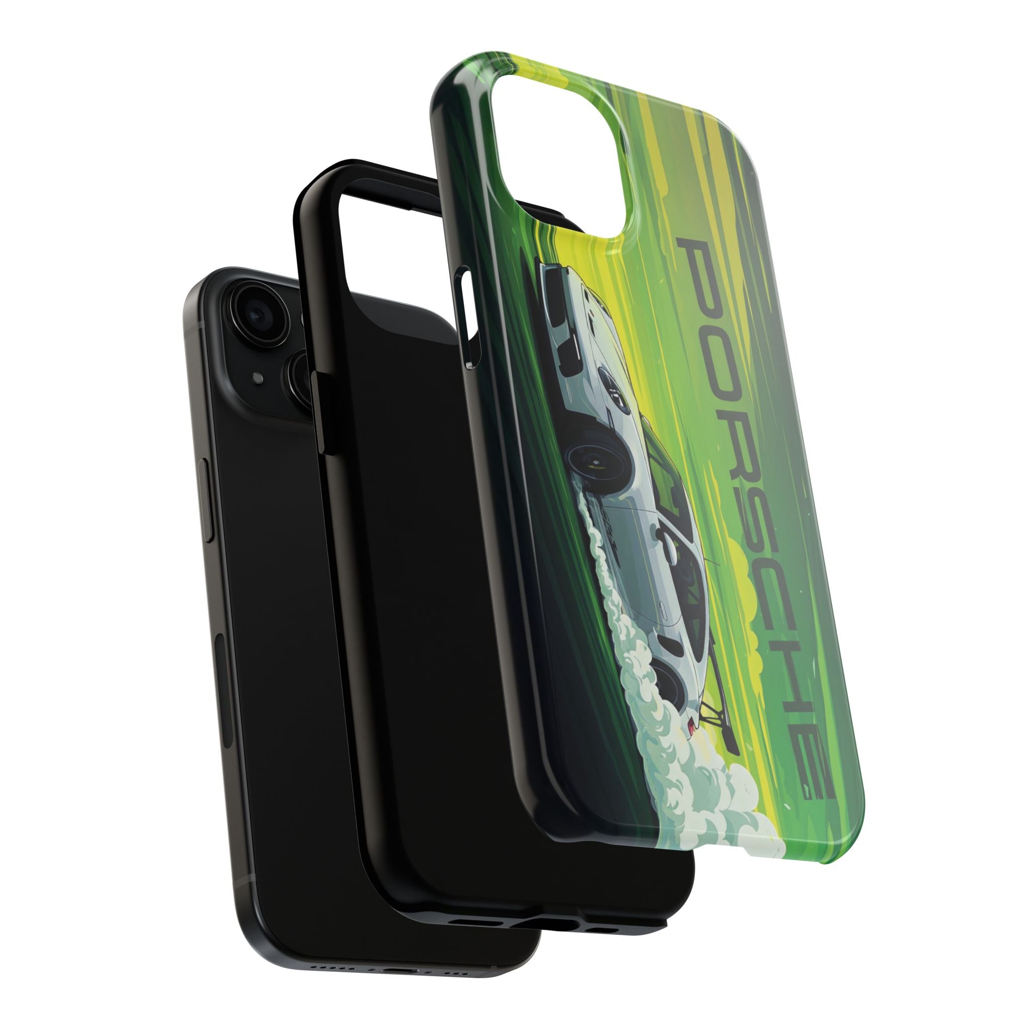 Porsche Tough Phone Cases, Luxury Car Accessories, Durable Phone Cover, Auto Enthusiast Gift, Sports Car Merchandise
