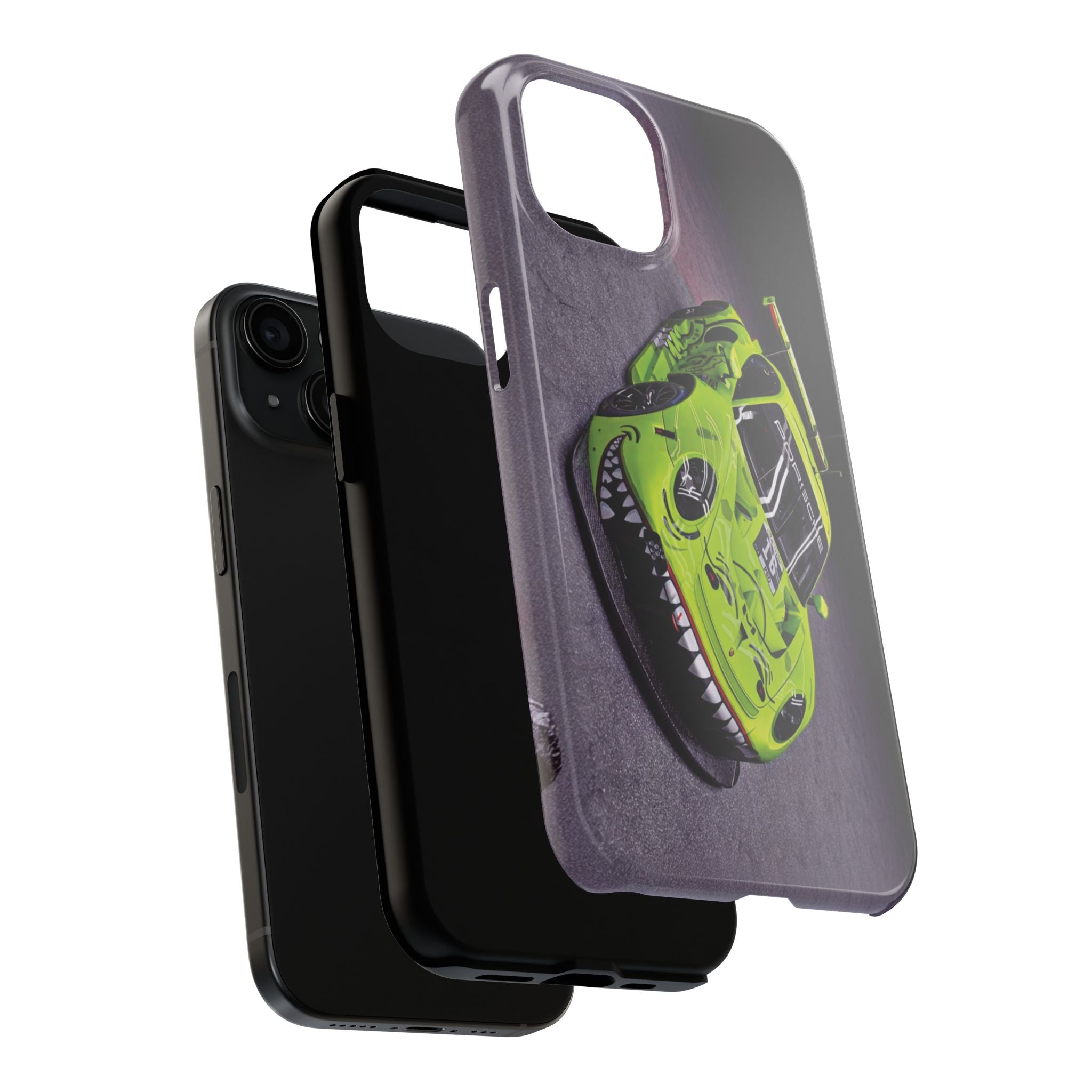 Vibrant Racing Phone Cases, Tough Car Protection, Gift for Car Lovers, Personalized Auto-Themed Accessories, Unique Tech Gifts