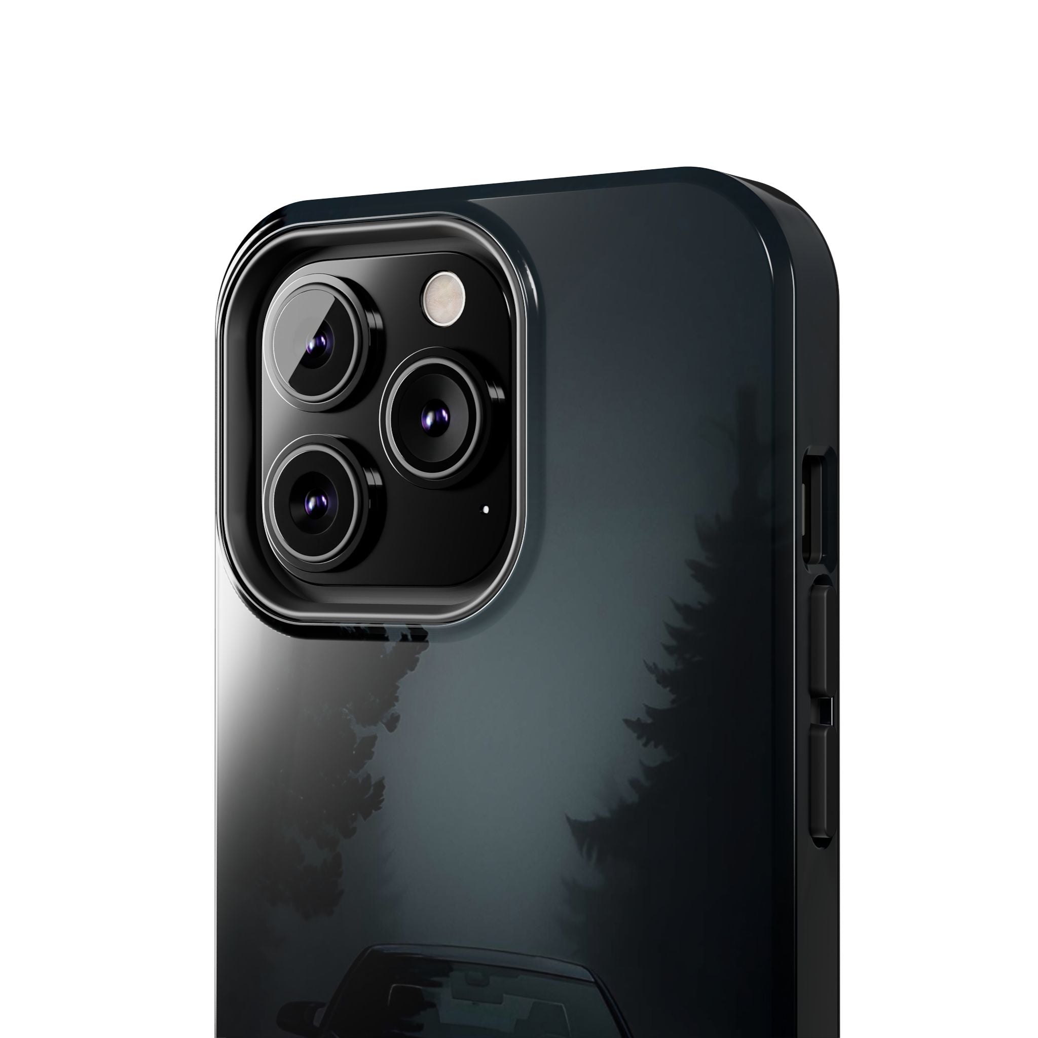 Tough Phone Case with Neon Car Design, Durable Smartphone Cover, Gift for Car Enthusiasts, Unique Accessory for Him, Perfect for Birthdays