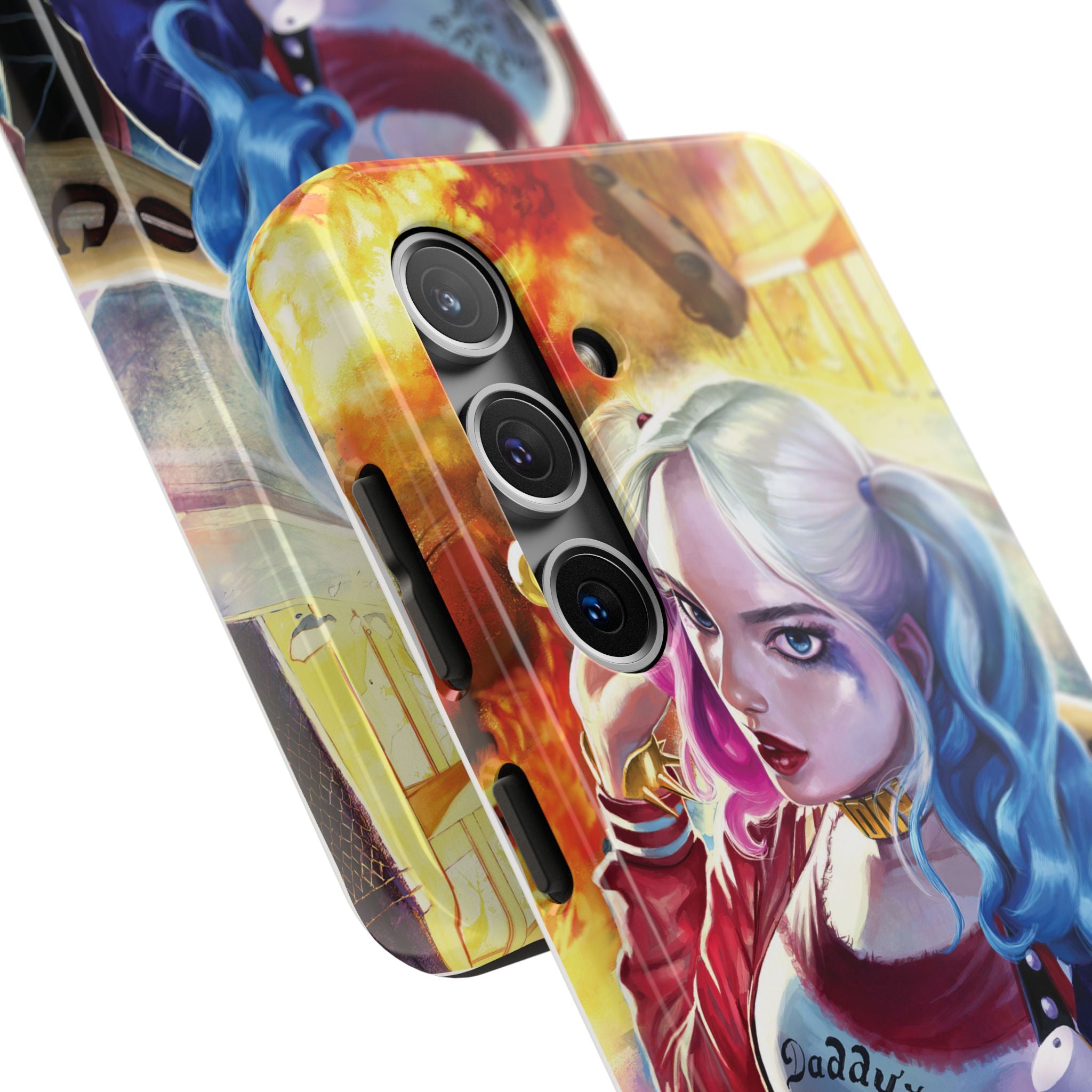 Harley Quinn Tough Phone Cases, Stylish Phone Protector for Women, Anime Style Mobile Cover, Unique Gift for Gamers, Pop Culture Accessories