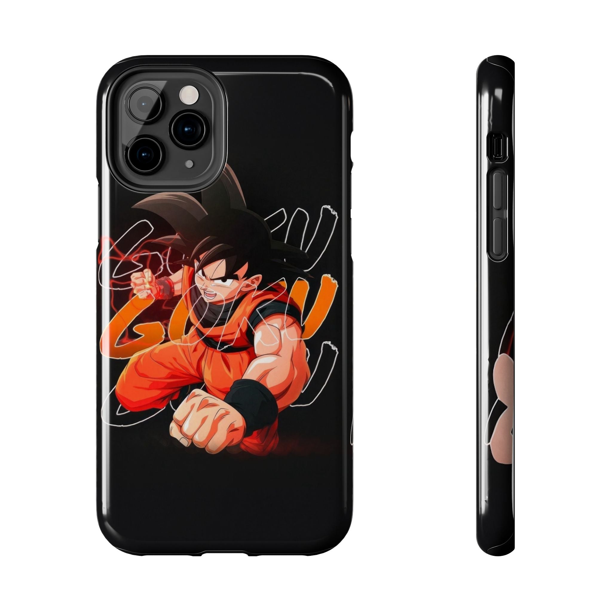 Anime Tough Phone Cases, Goku Strength Case, Durable Phone Cover, Gaming Phone Accessory, Cartoon Phone Case, Gift for Fans