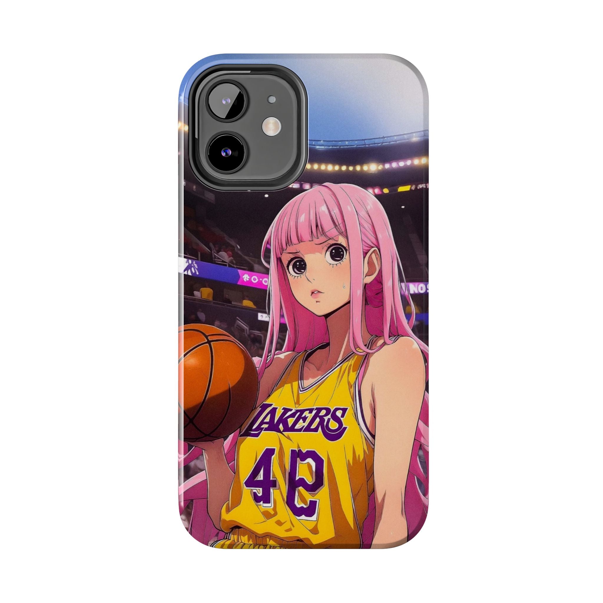 Sporty Anime Phone Cases - Tough Protection, Unique Basketball Design, Gift for Fans, Durable Soft Case, Perfect for Sports Lovers