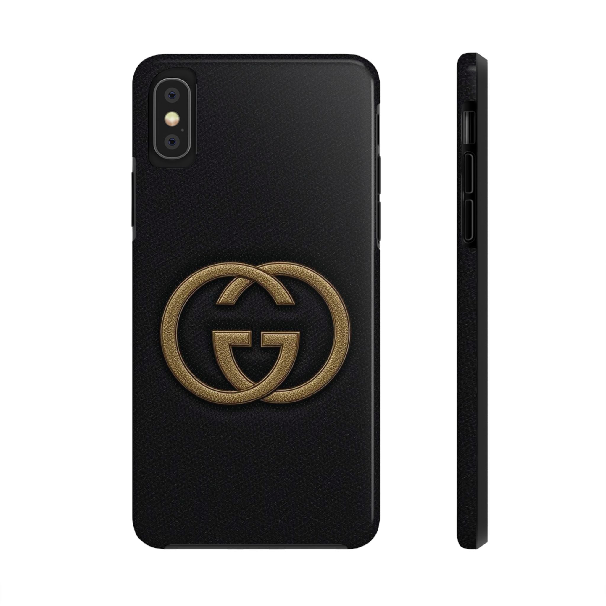 Stylish Tough Phone Cases with Elegant Logo, Durable Protection, Fashion Accessory, Smartphone Cases, Gift for Her or Him