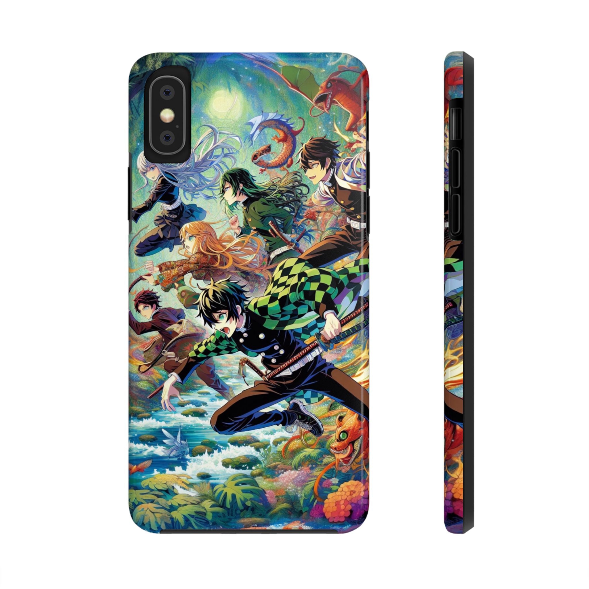 Vibrant Anime Tough Phone Cases, Protective Covers, Gifts for Fans, Geeky Accessories, Birthday or Holiday Presents