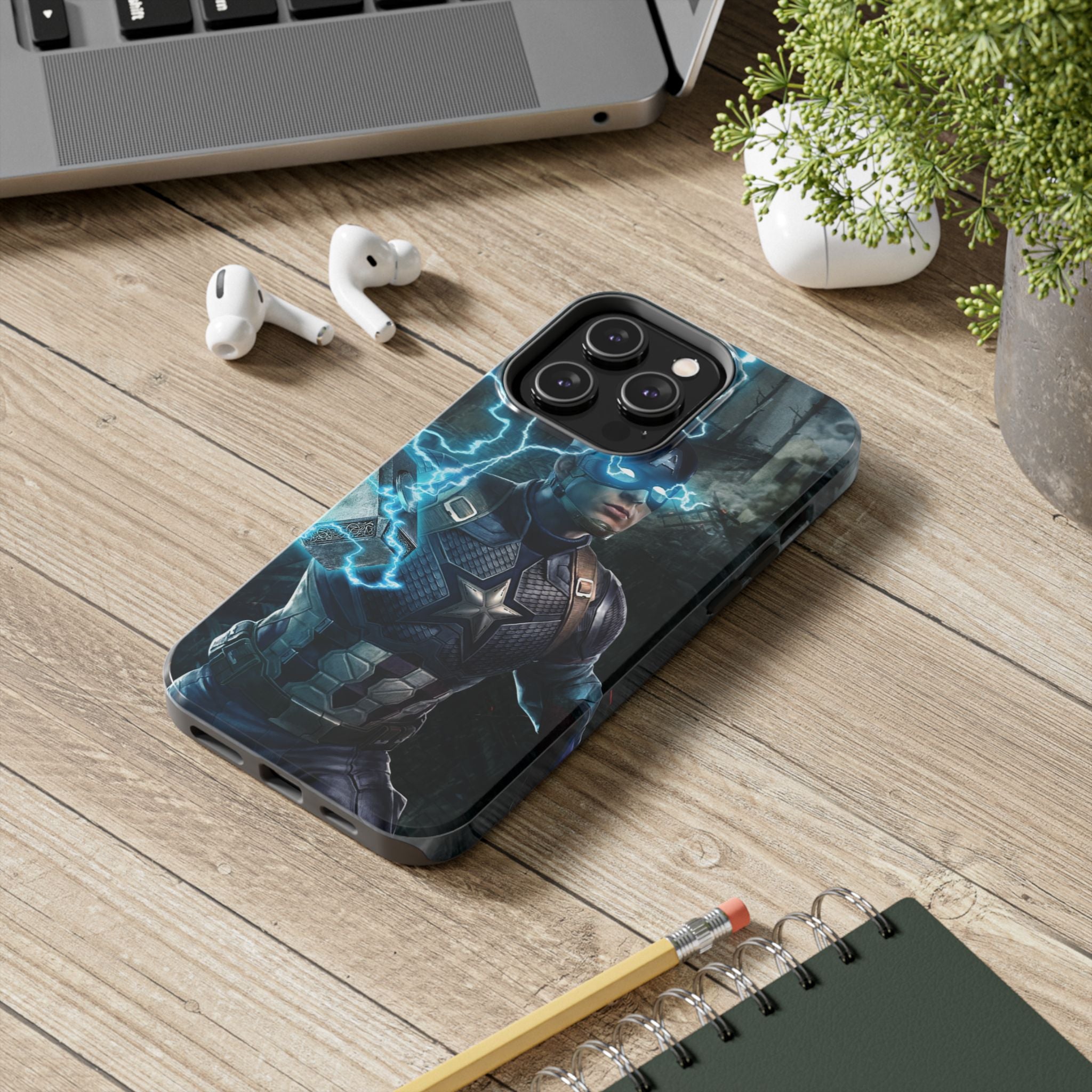 Captain America Superhero Tough Phone Cases, Hero Phone Cover, Gift for Gamers, Superhero Accessory, Durable Phone Case for Every Occasion