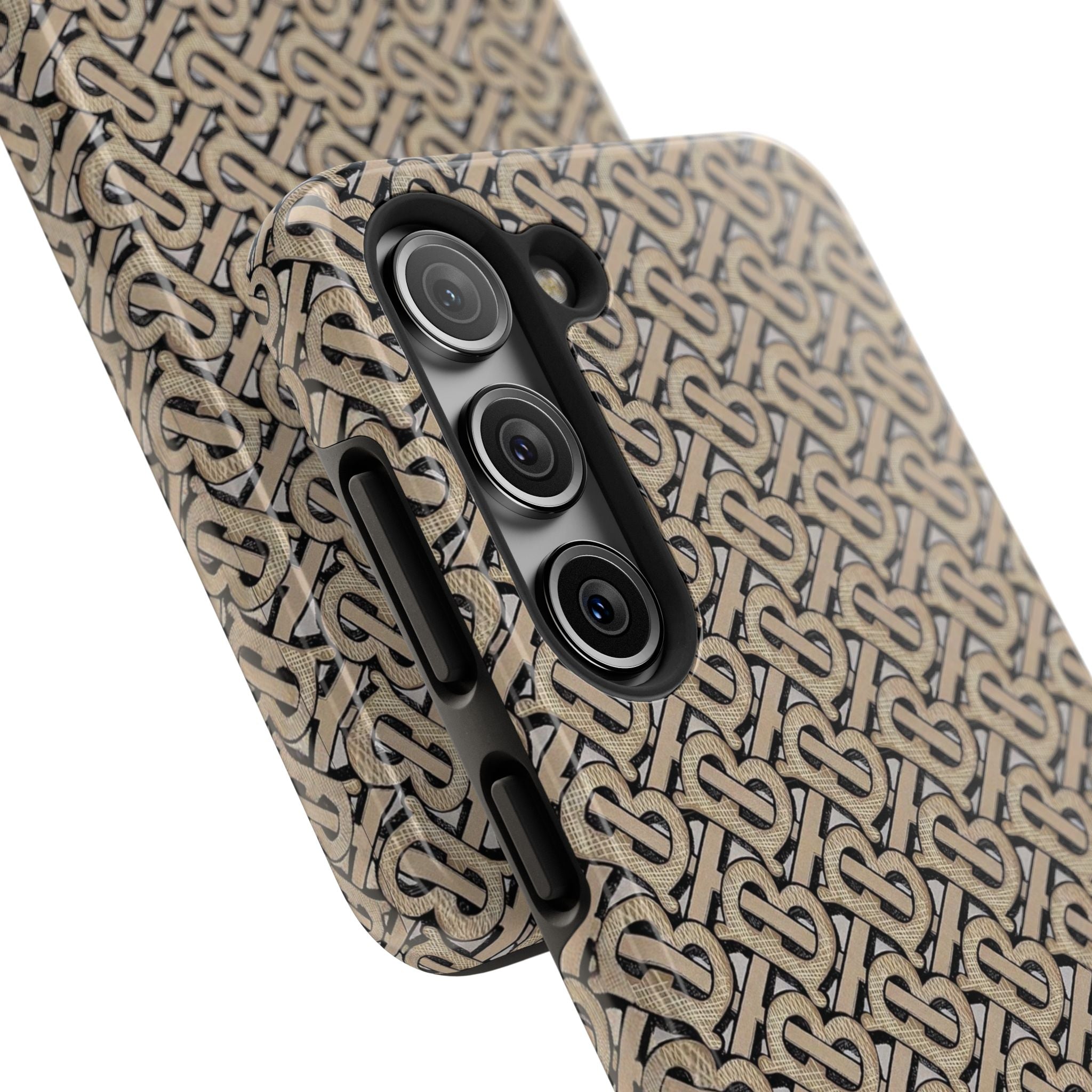 Elegant Interwoven Pattern Tough Phone Cases, Stylish Phone Covers, Durable Cases for Everyday Adventures, Gift for Phone Lovers