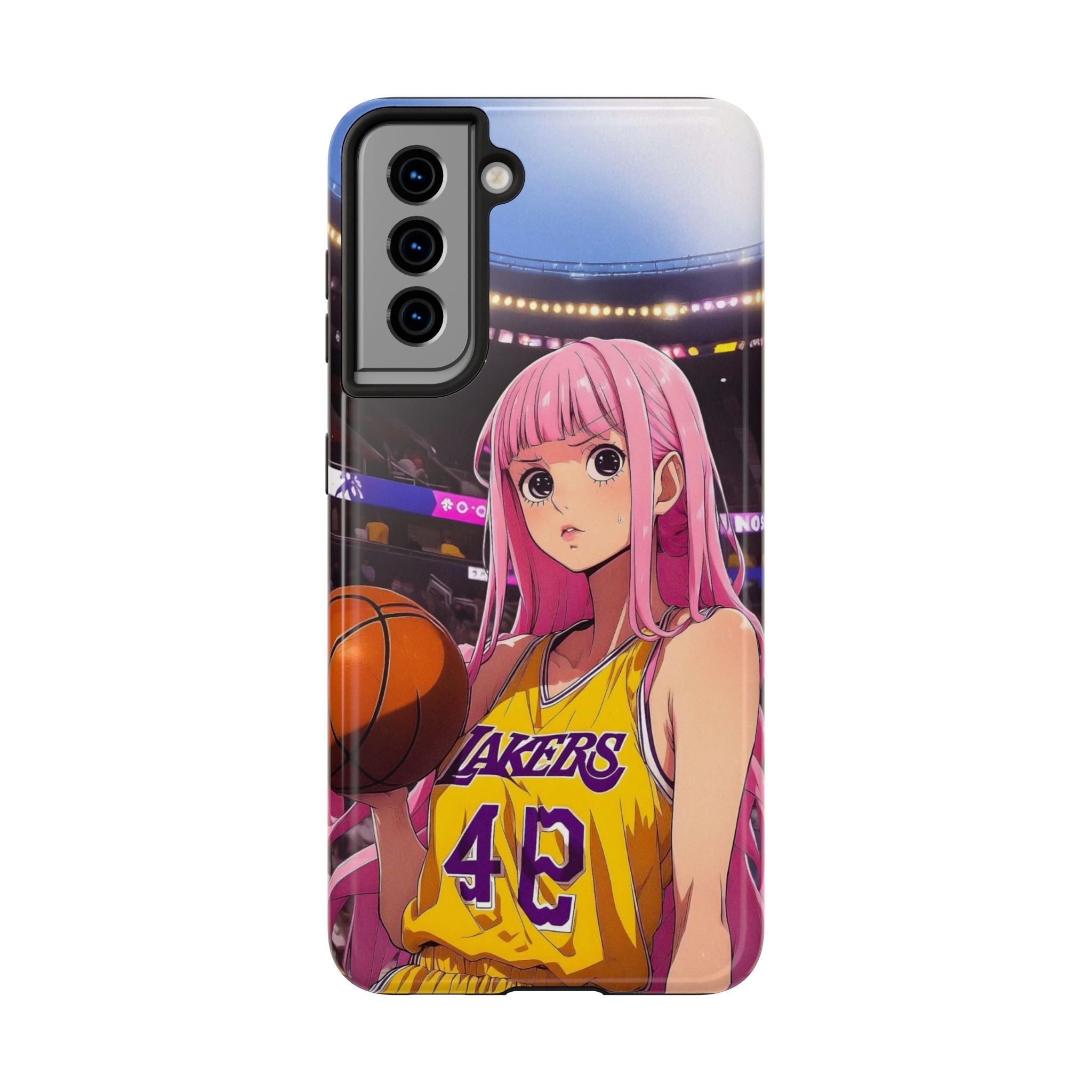 Sporty Anime Phone Cases - Tough Protection, Unique Basketball Design, Gift for Fans, Durable Soft Case, Perfect for Sports Lovers