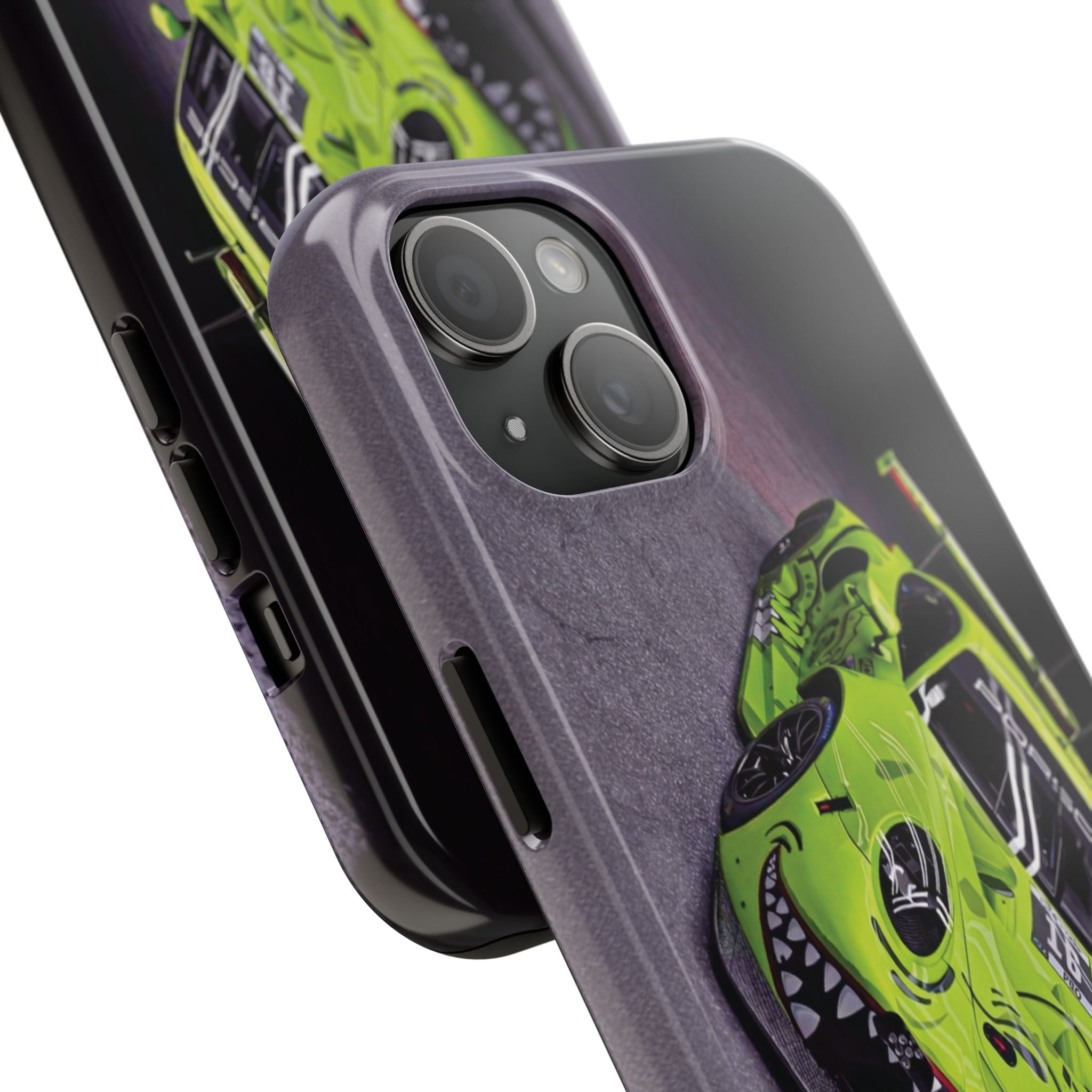 Vibrant Racing Phone Cases, Tough Car Protection, Gift for Car Lovers, Personalized Auto-Themed Accessories, Unique Tech Gifts