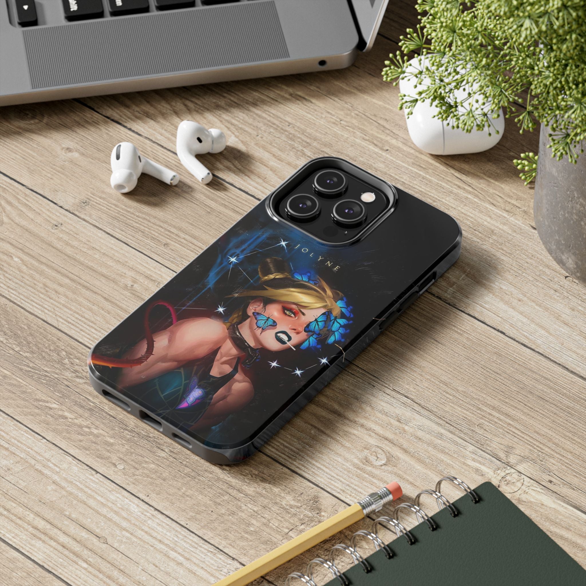 Vibrant Artistic Phone Case, Tough Phone Case for Artists, Unique Phone Cover for Gift, Anime Phone Case for Occasions