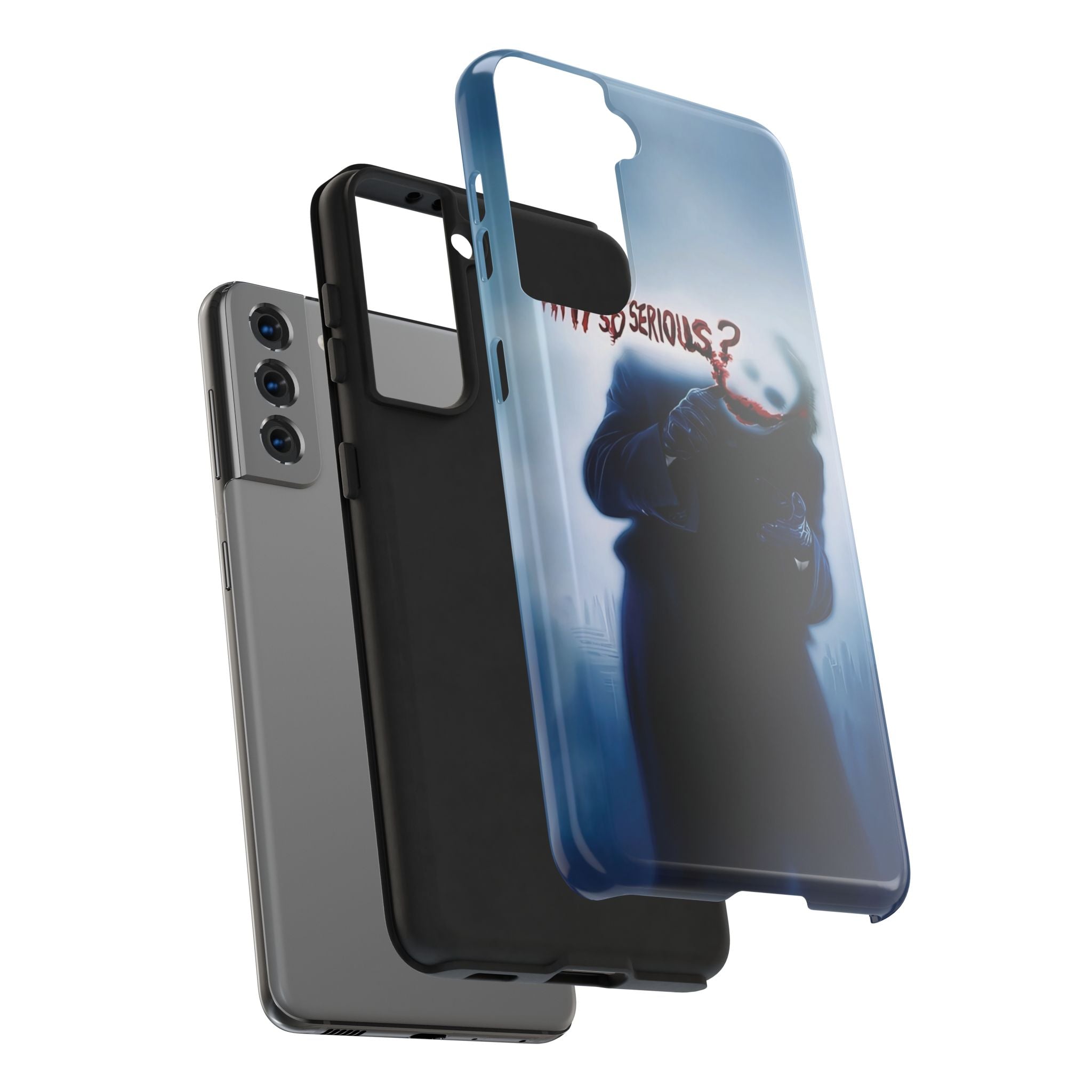 Tough Phone Cases, Dark Humor Phone Cover, Joker Inspired Case, Gifts for Movie Fans, Unique Phone Protector, Cool Accessories