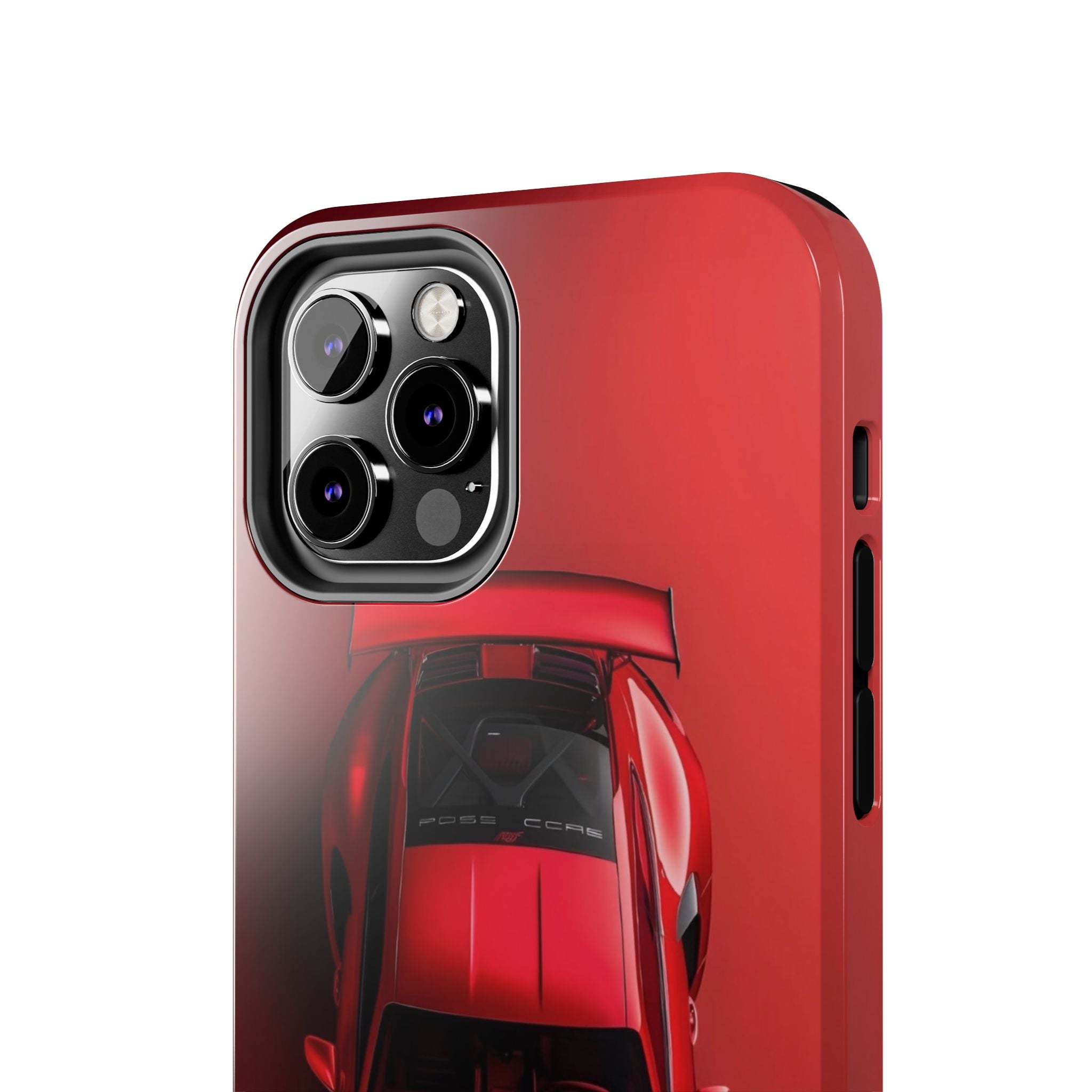 Sleek Sports Car Phone Cases for Automotive Enthusiasts, Durable Phone Covers, Car Lover Gifts, Stylish Tech Accessories, Red Racing Design