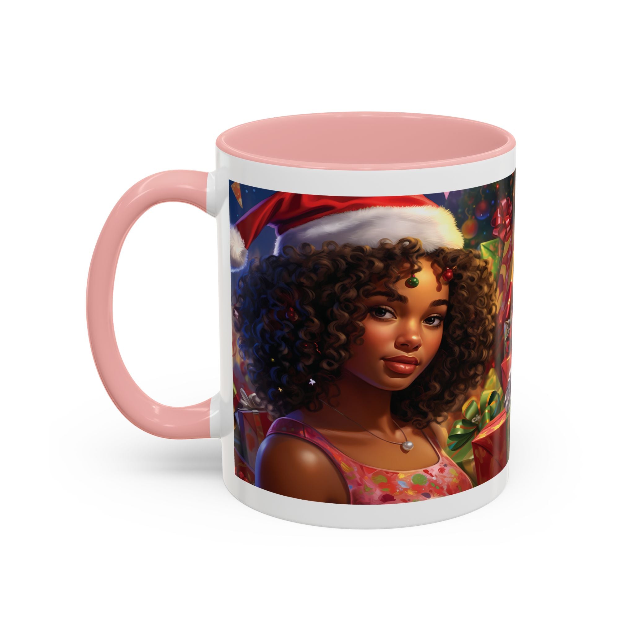 Festive Holiday Coffee Mug, Christmas Gift Mug, Colorful Accent Mug, Cozy Winter Decor, Unique Holiday Drinkware