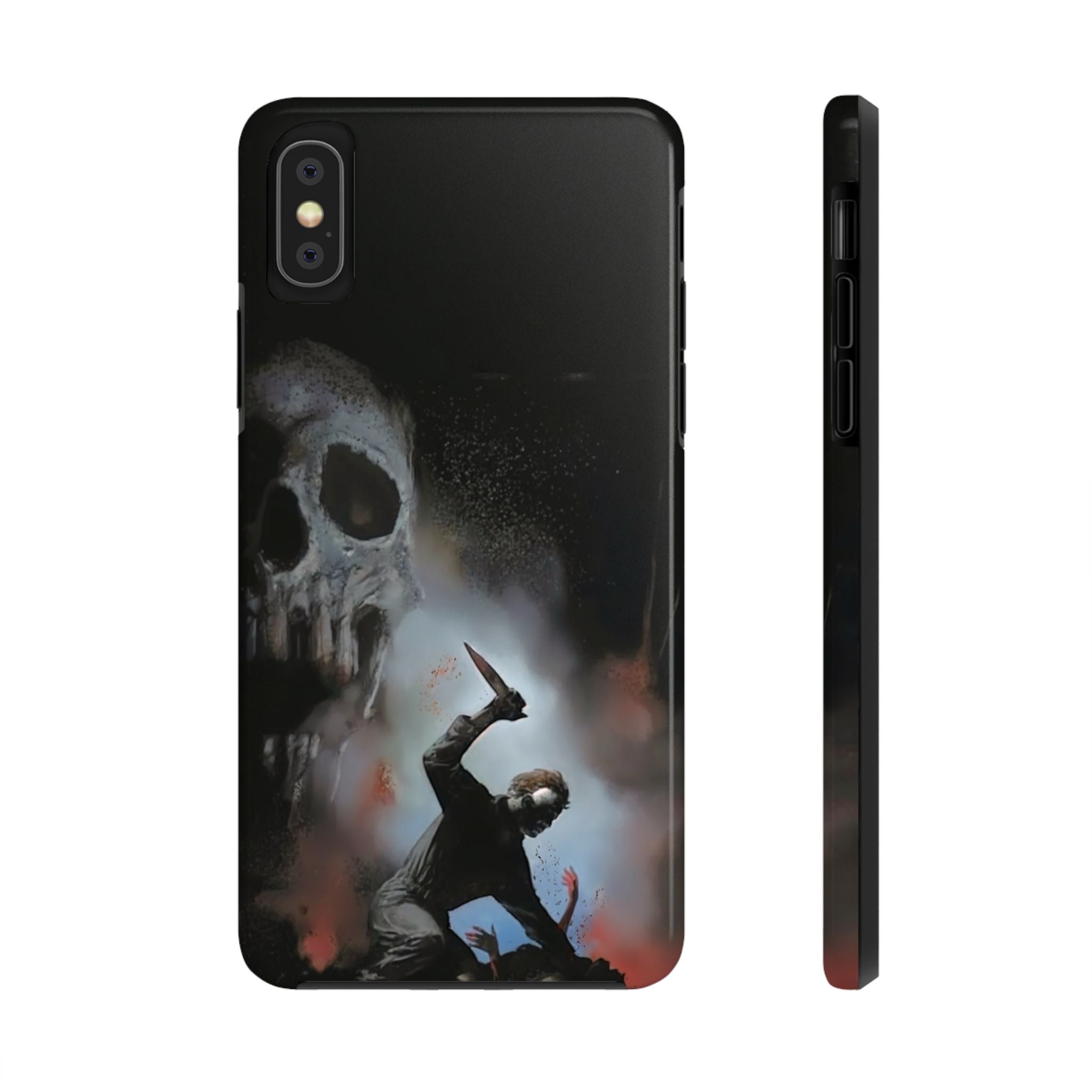 Gritty Horror Phone Cases for Fans, Tough Phone Cover, Unique Gift, Scary Design, Halloween Accessory, Movie Memorabilia