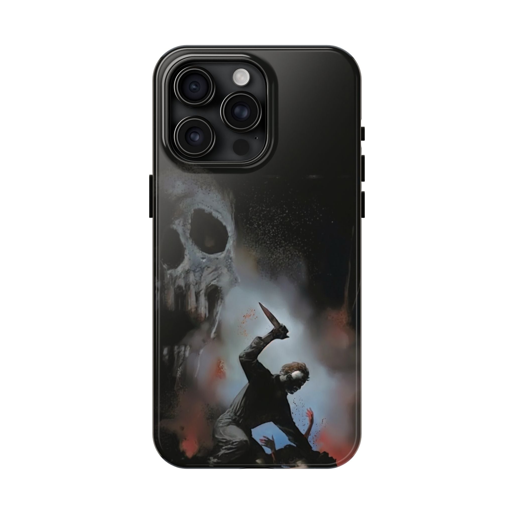 Gritty Horror Phone Cases for Fans, Tough Phone Cover, Unique Gift, Scary Design, Halloween Accessory, Movie Memorabilia