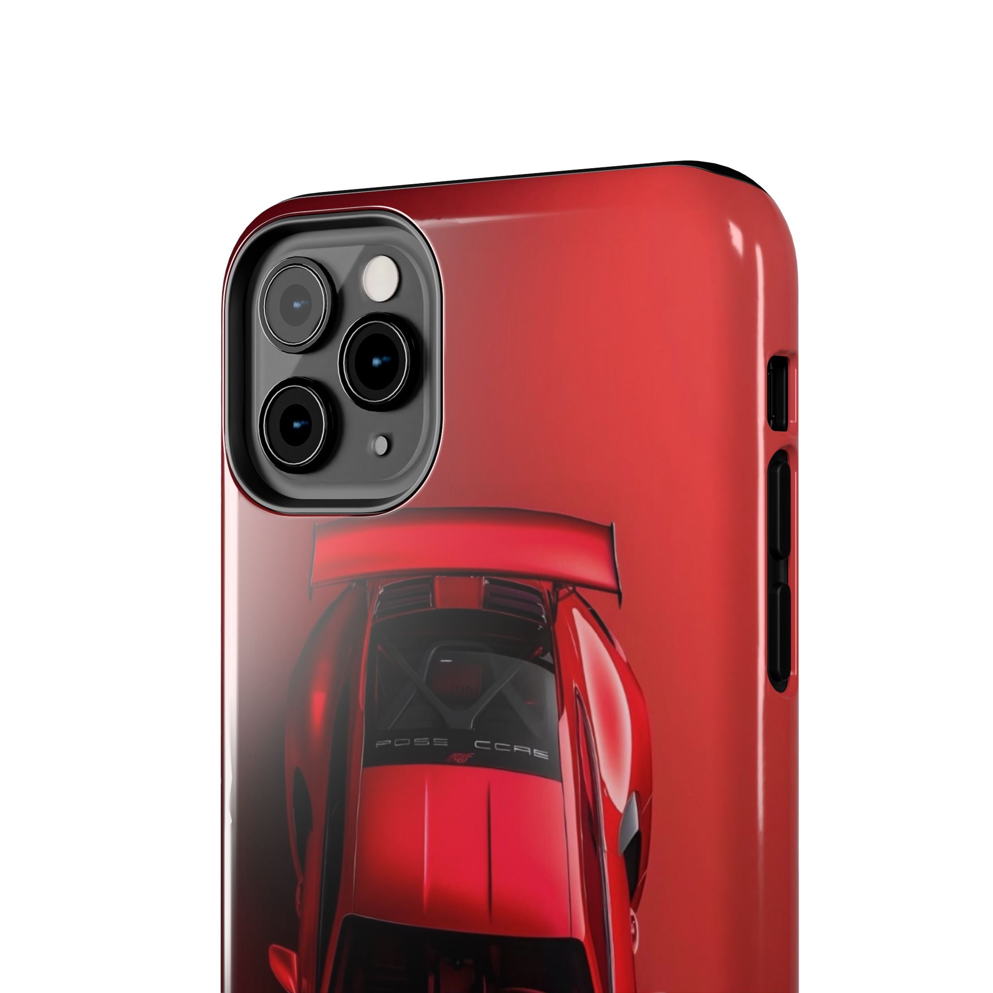 Sleek Sports Car Phone Cases for Automotive Enthusiasts, Durable Phone Covers, Car Lover Gifts, Stylish Tech Accessories, Red Racing Design