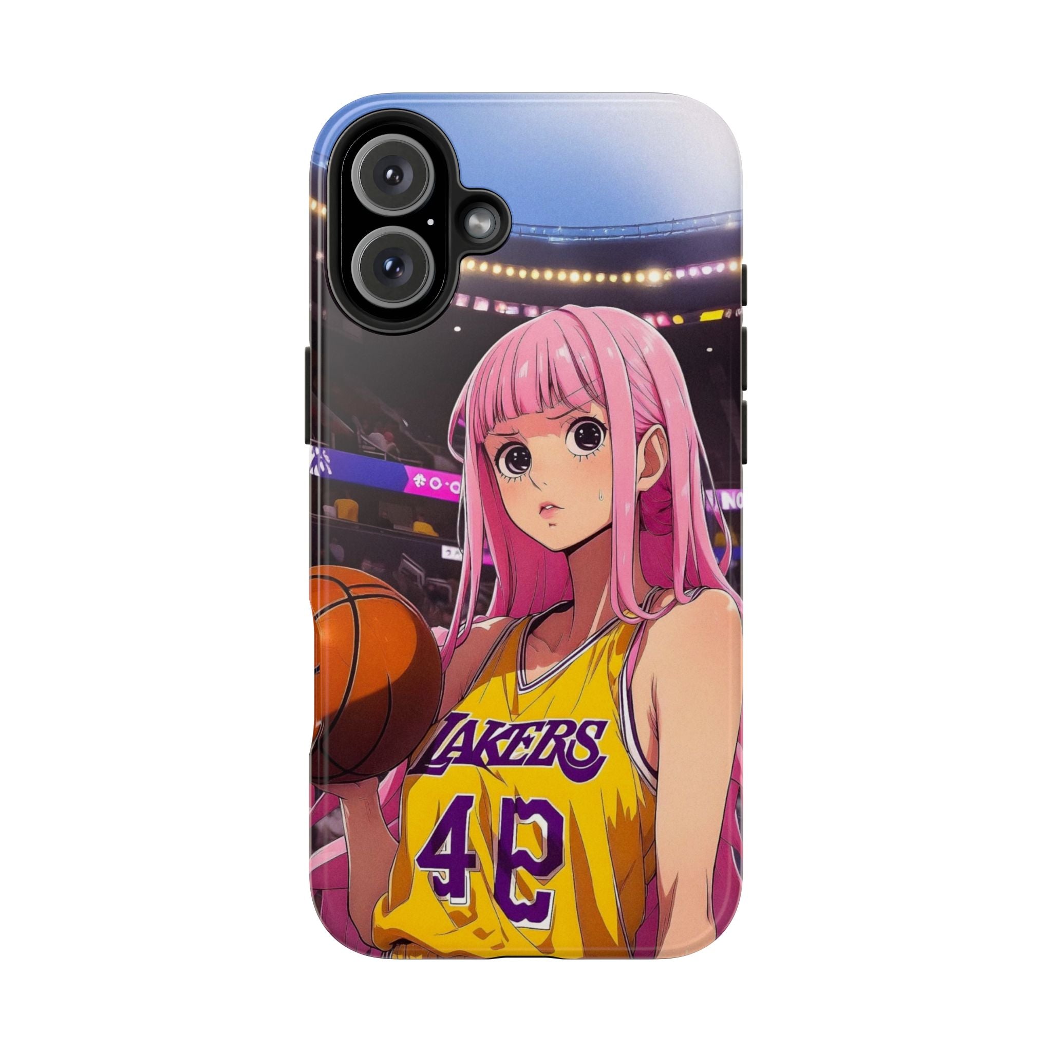 Sporty Anime Phone Cases - Tough Protection, Unique Basketball Design, Gift for Fans, Durable Soft Case, Perfect for Sports Lovers