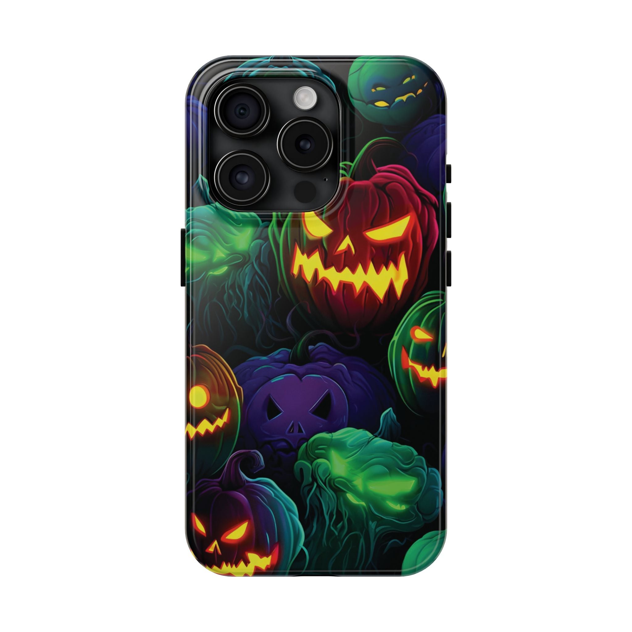 Halloween Pumpkin Phone Case, Spooky Fall Accessory, Tough Phone Cover, Halloween Gift, Pumpkin Decor
