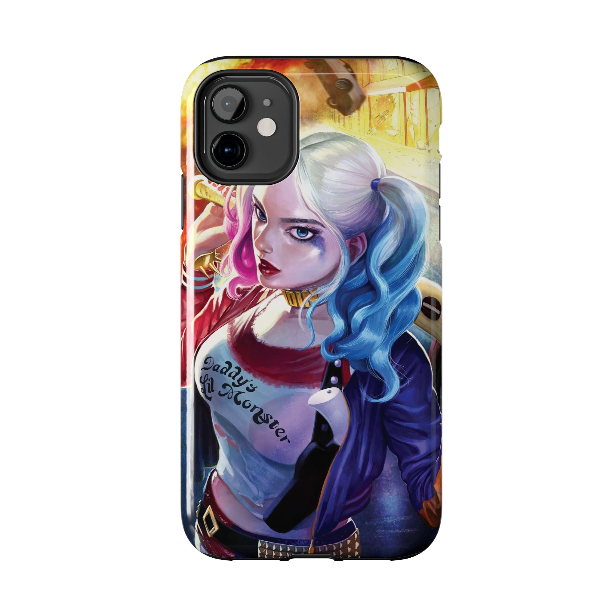 Harley Quinn Tough Phone Cases, Stylish Phone Protector for Women, Anime Style Mobile Cover, Unique Gift for Gamers, Pop Culture Accessories