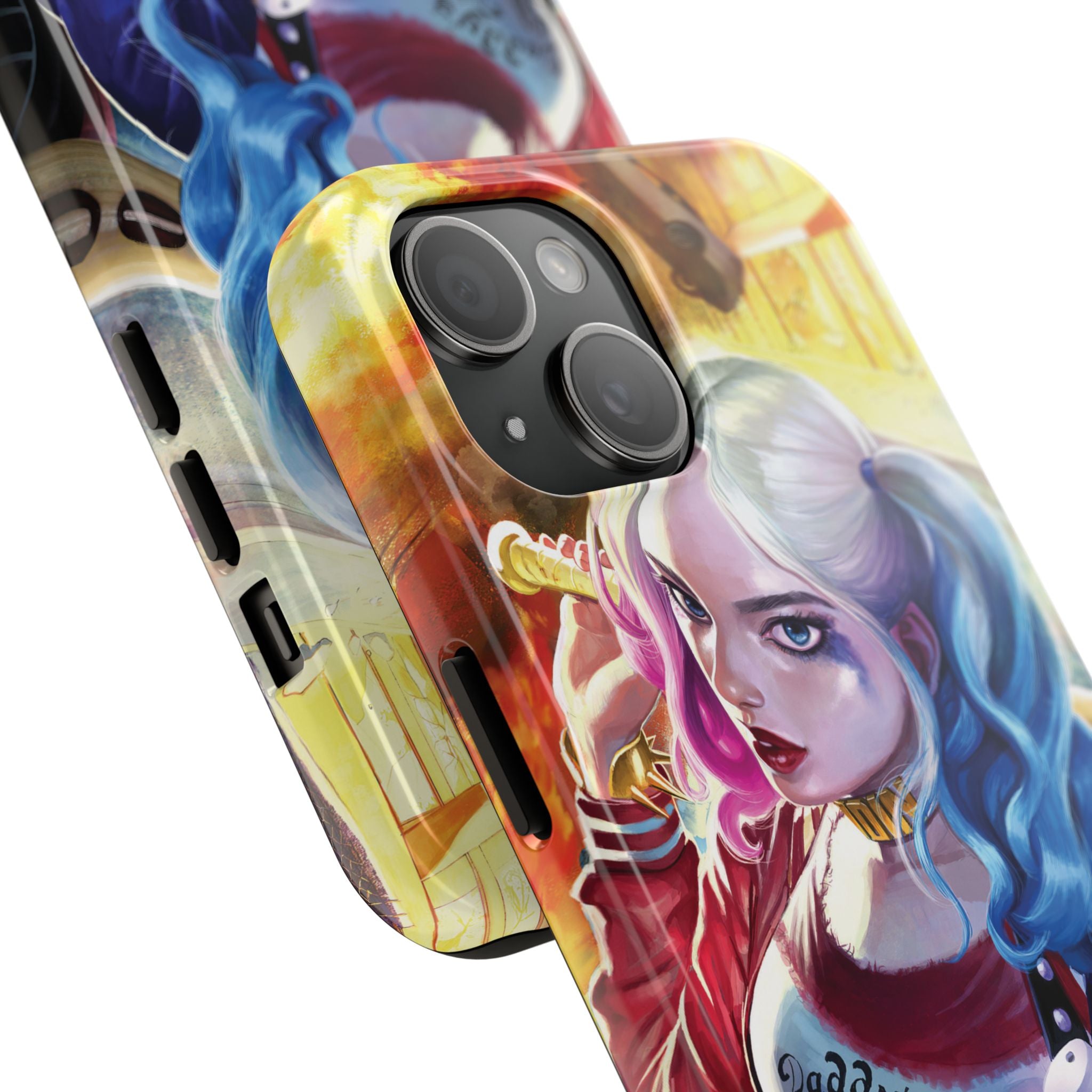 Harley Quinn Tough Phone Cases, Stylish Phone Protector for Women, Anime Style Mobile Cover, Unique Gift for Gamers, Pop Culture Accessories