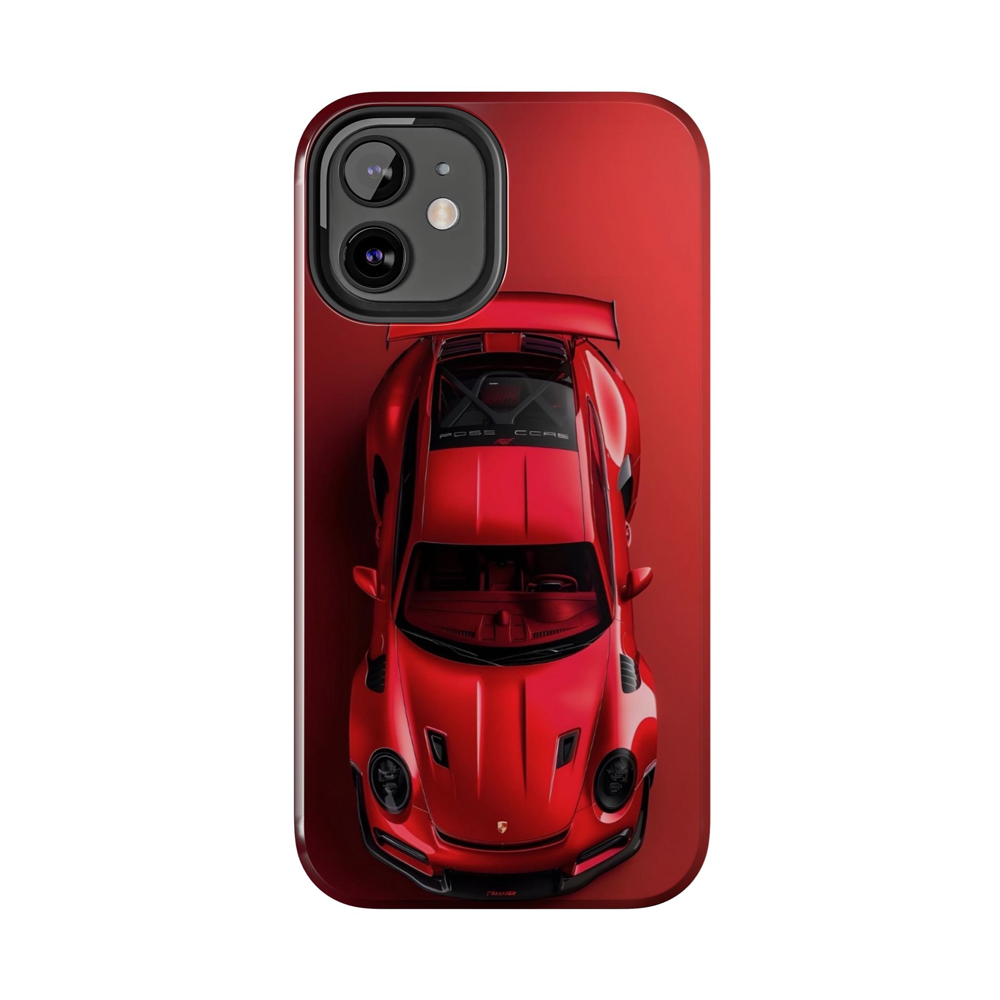 Sleek Sports Car Phone Cases for Automotive Enthusiasts, Durable Phone Covers, Car Lover Gifts, Stylish Tech Accessories, Red Racing Design
