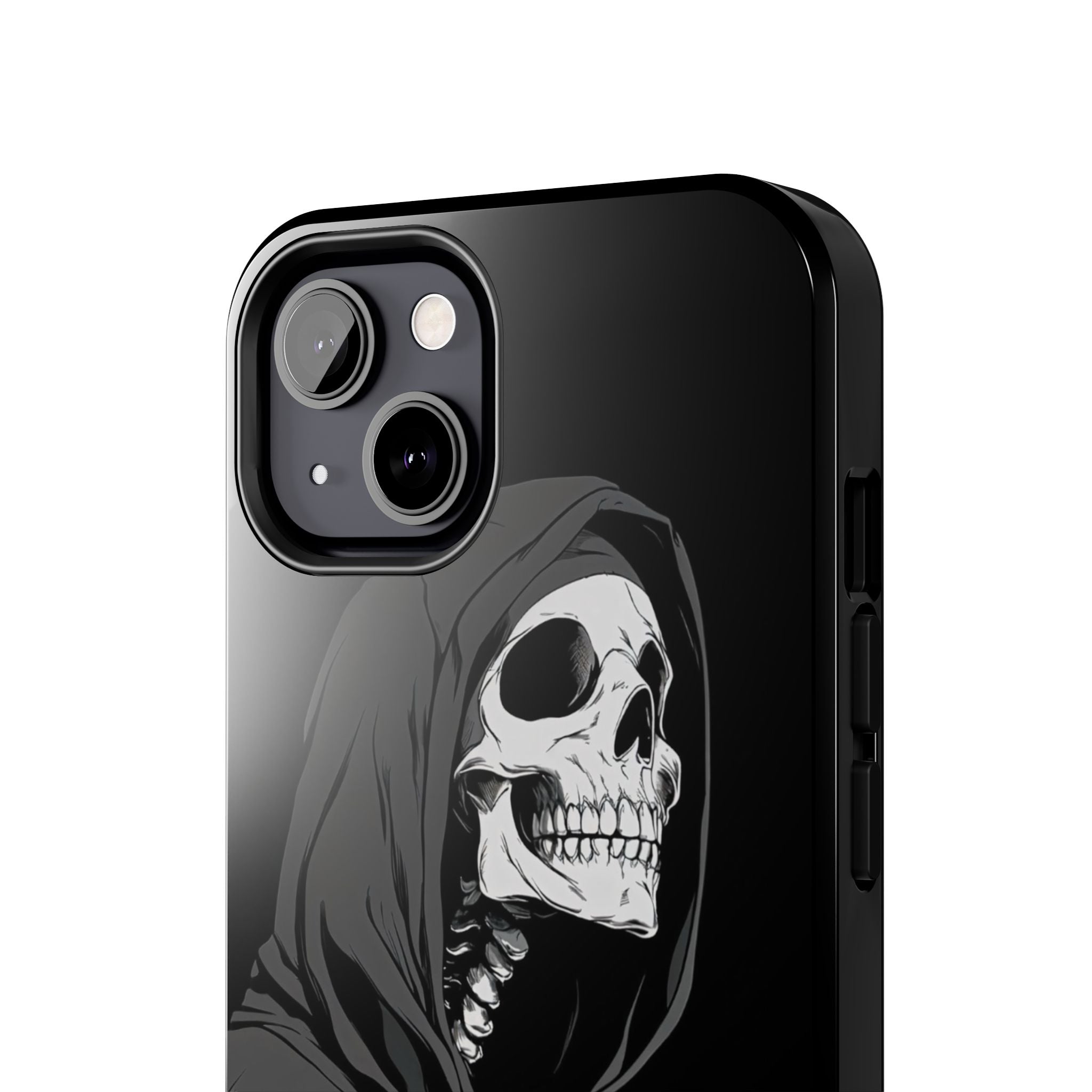 Edgy Skull Phone Cases, Protective Phone Cover, Goth Aesthetic, Halloween Decor, Unique Gift