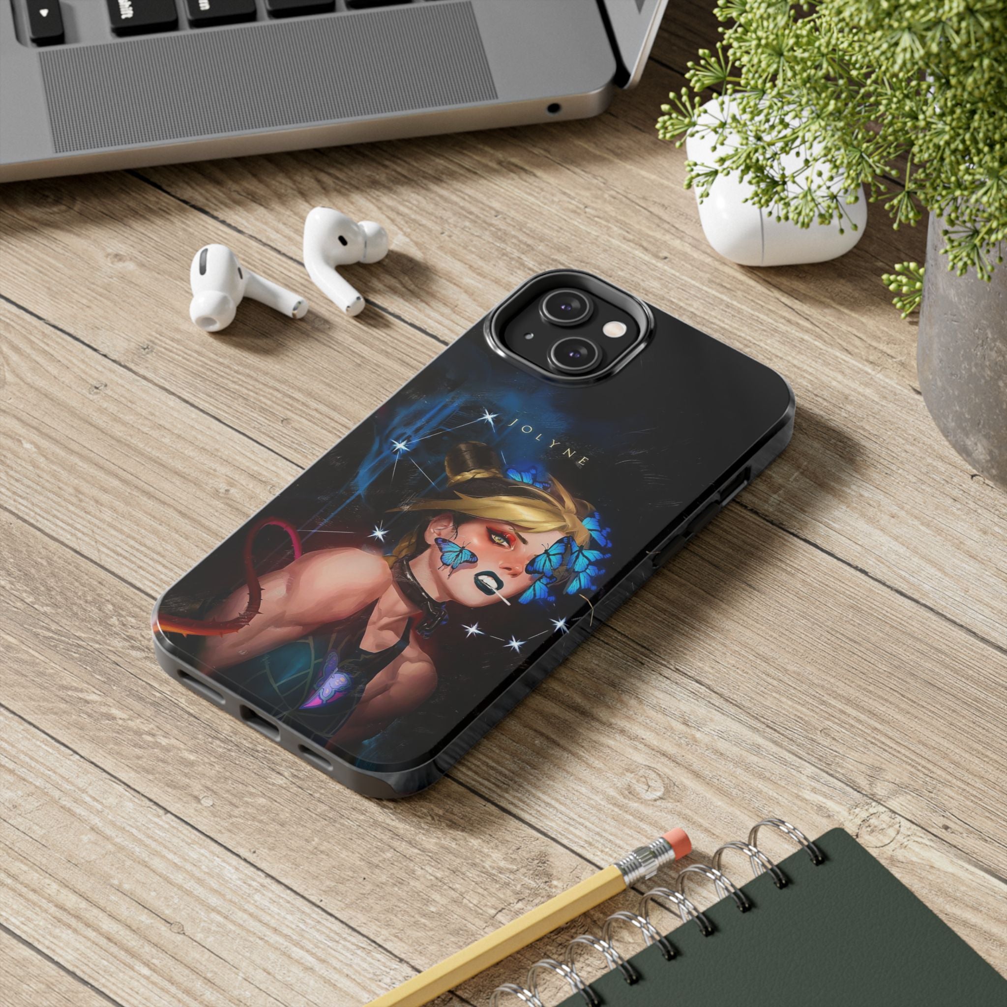 Vibrant Artistic Phone Case, Tough Phone Case for Artists, Unique Phone Cover for Gift, Anime Phone Case for Occasions