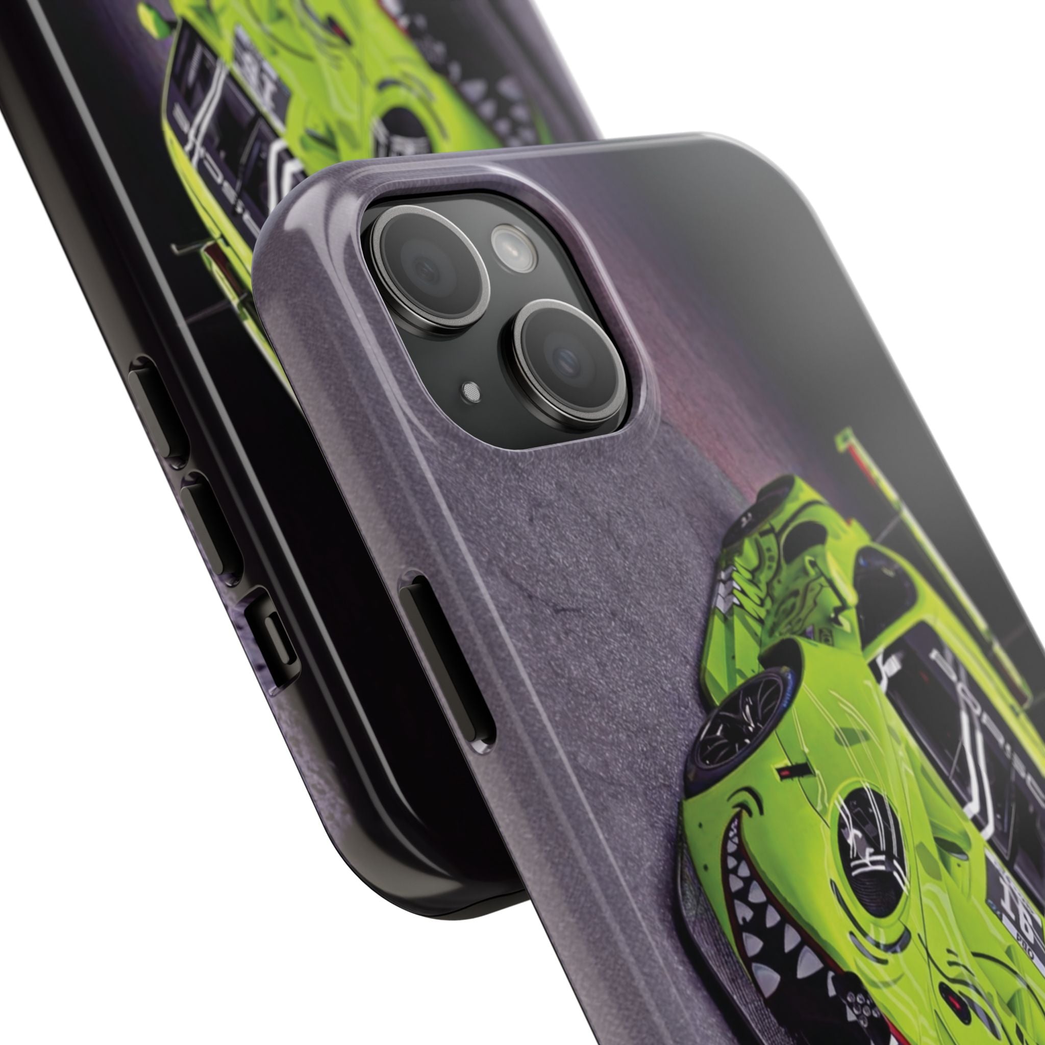Vibrant Racing Phone Cases, Tough Car Protection, Gift for Car Lovers, Personalized Auto-Themed Accessories, Unique Tech Gifts