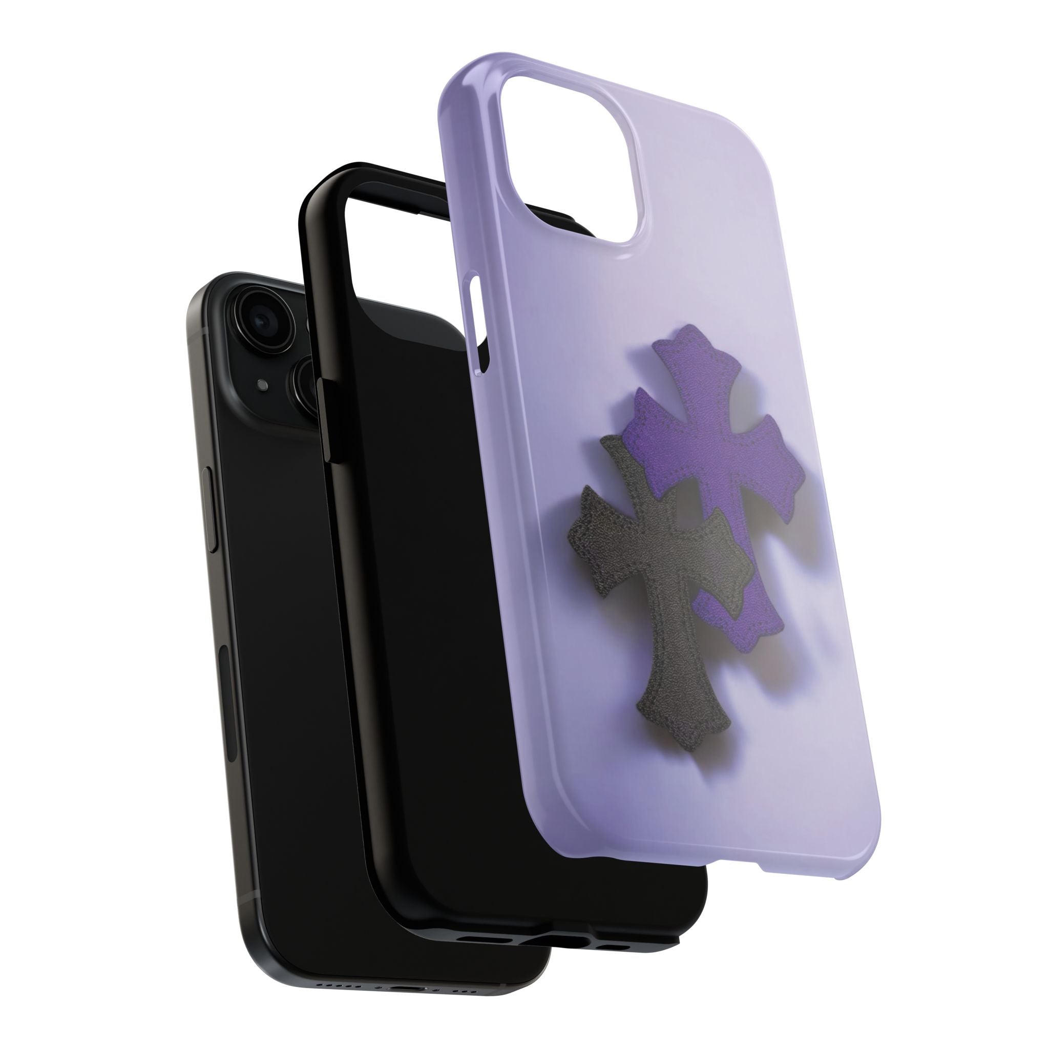 Cross Design Tough Phone Cases, Durable Phone Covers, Christian Gifts, Protective Cases for Men, Unique Tech Accessories