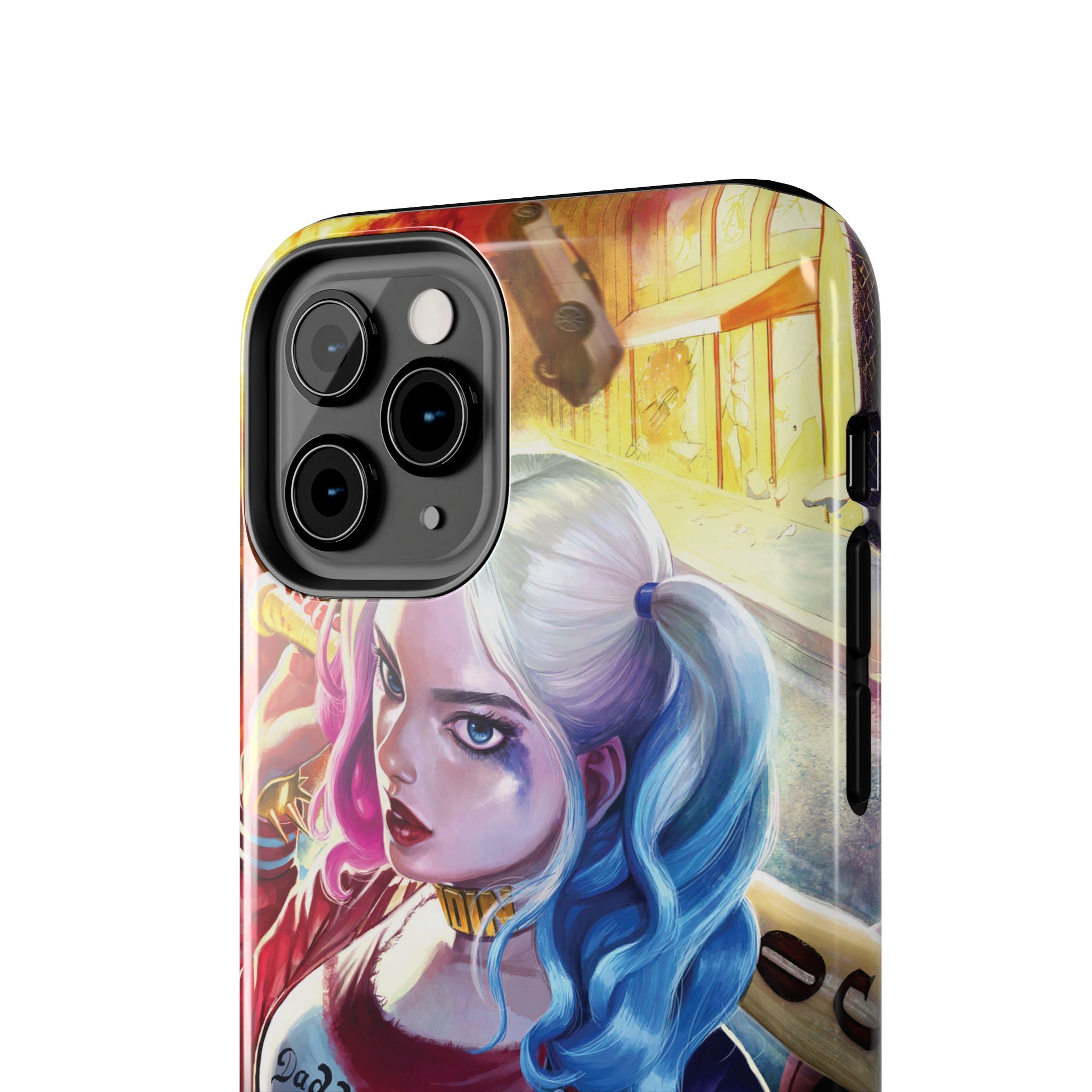 Harley Quinn Tough Phone Cases, Stylish Phone Protector for Women, Anime Style Mobile Cover, Unique Gift for Gamers, Pop Culture Accessories